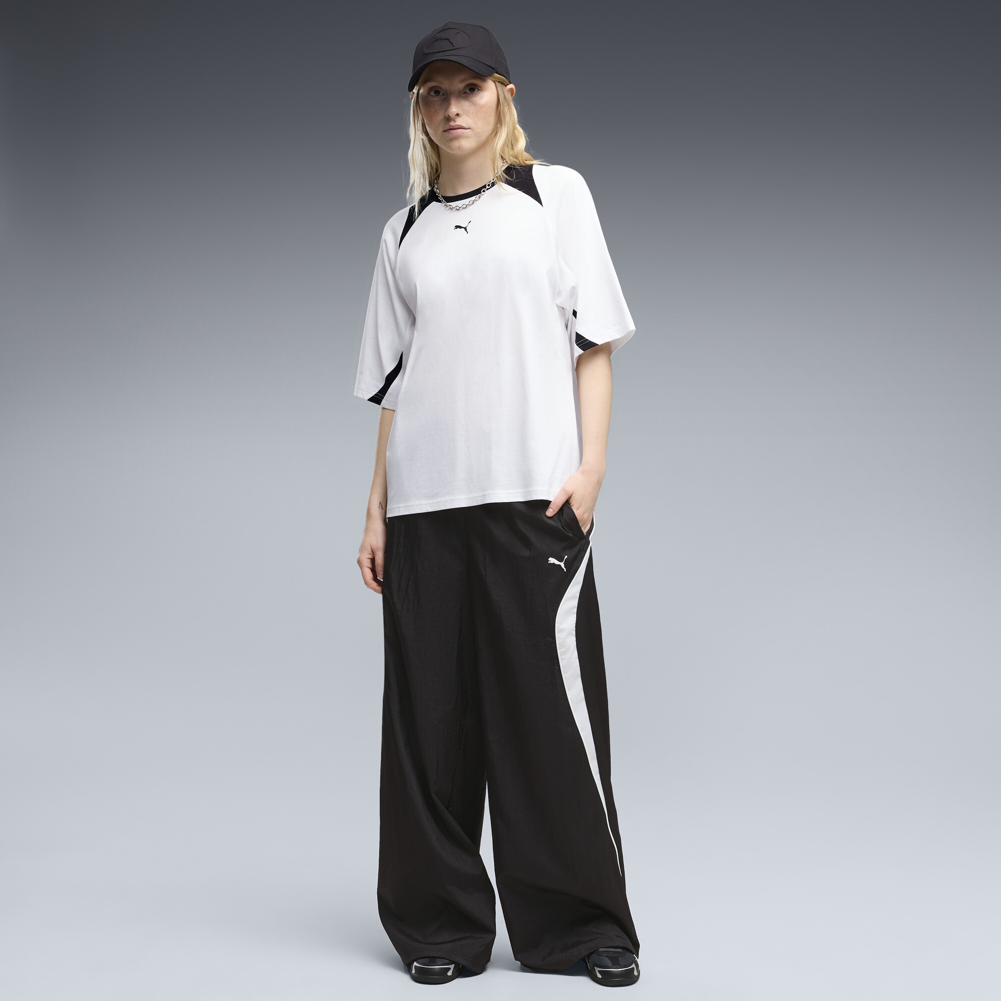Pantalon tiss dcontract PUMA Sport Femme Vtements Noir S 60$