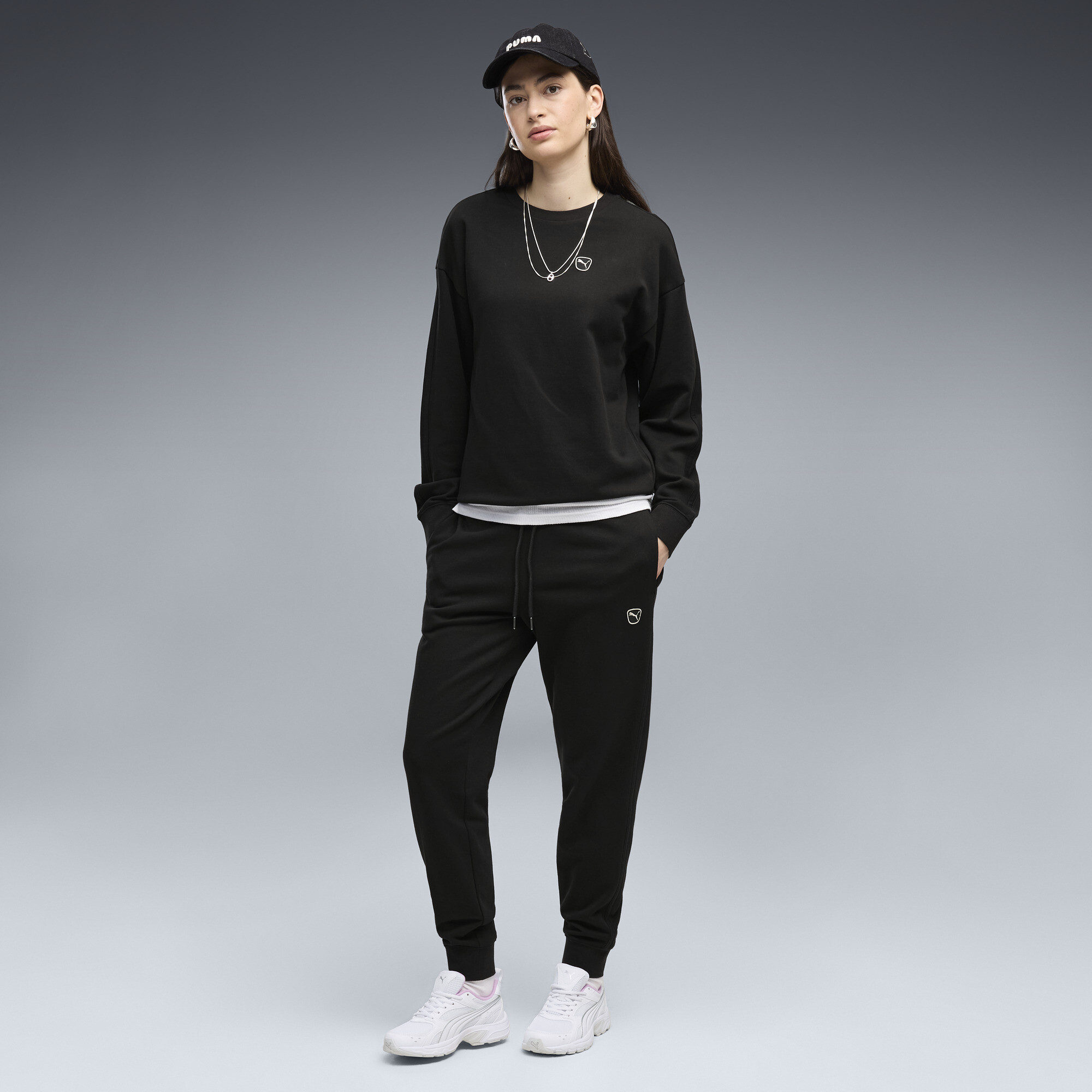 PUMA Essentials Elevated Jogginghose Damen, Kleidung, Schwarz, L