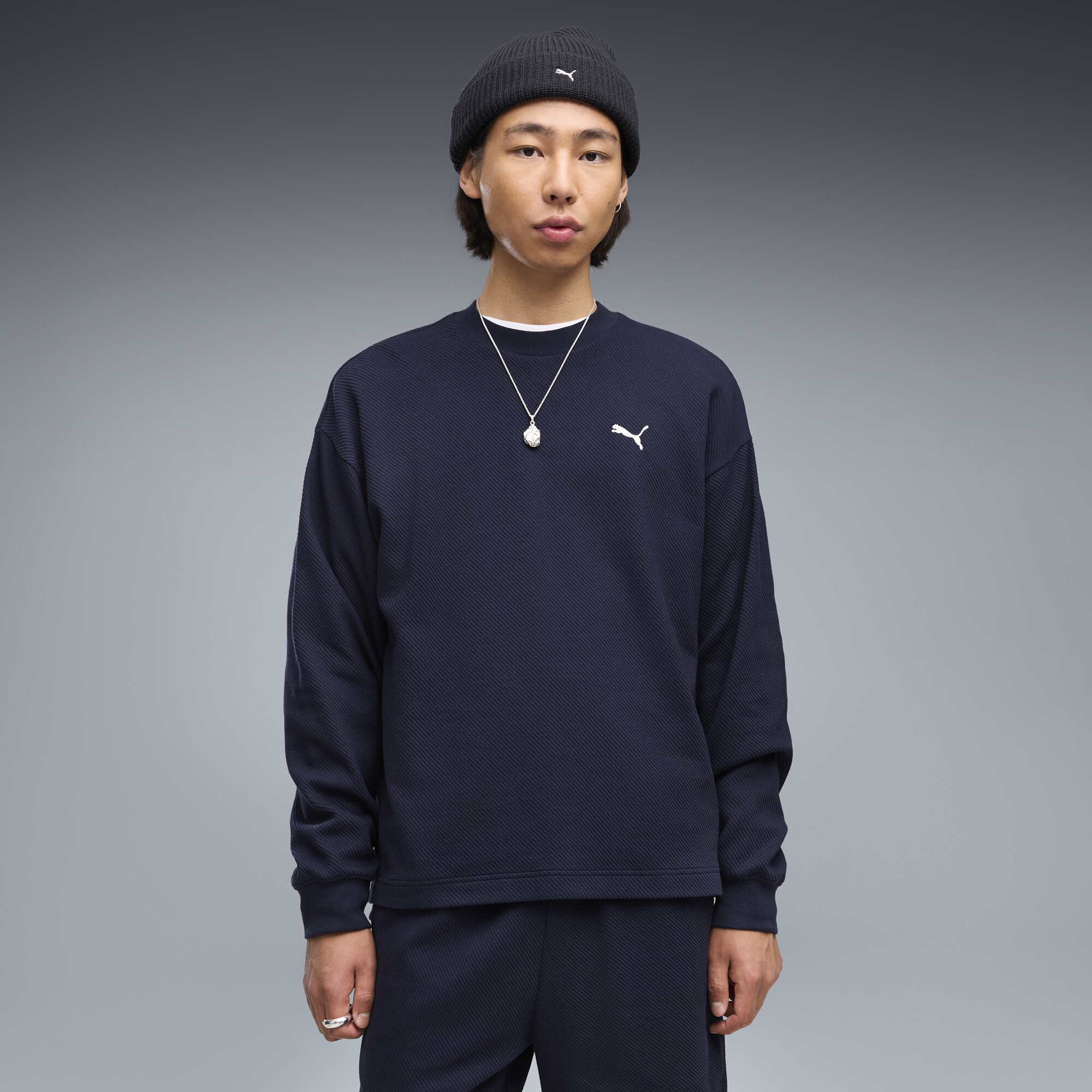PUMA Sweat délavé Essentials Elevated Homme Vêtements - vue 2