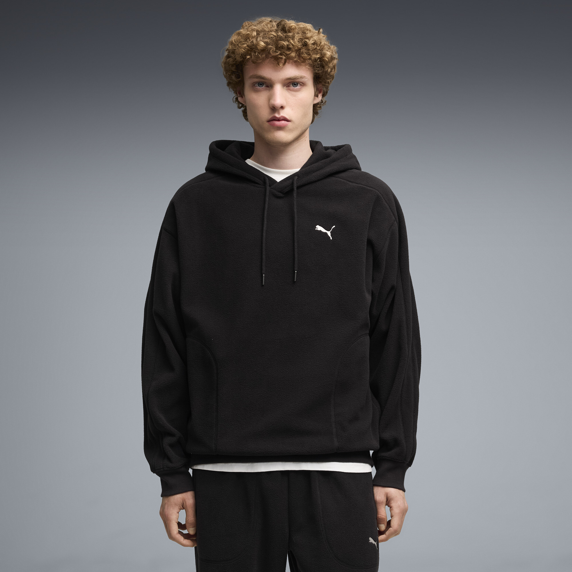 PUMA Hoodie d’hiver décontracté à zip Essentials Elevated Homme Vêtements - vue 3