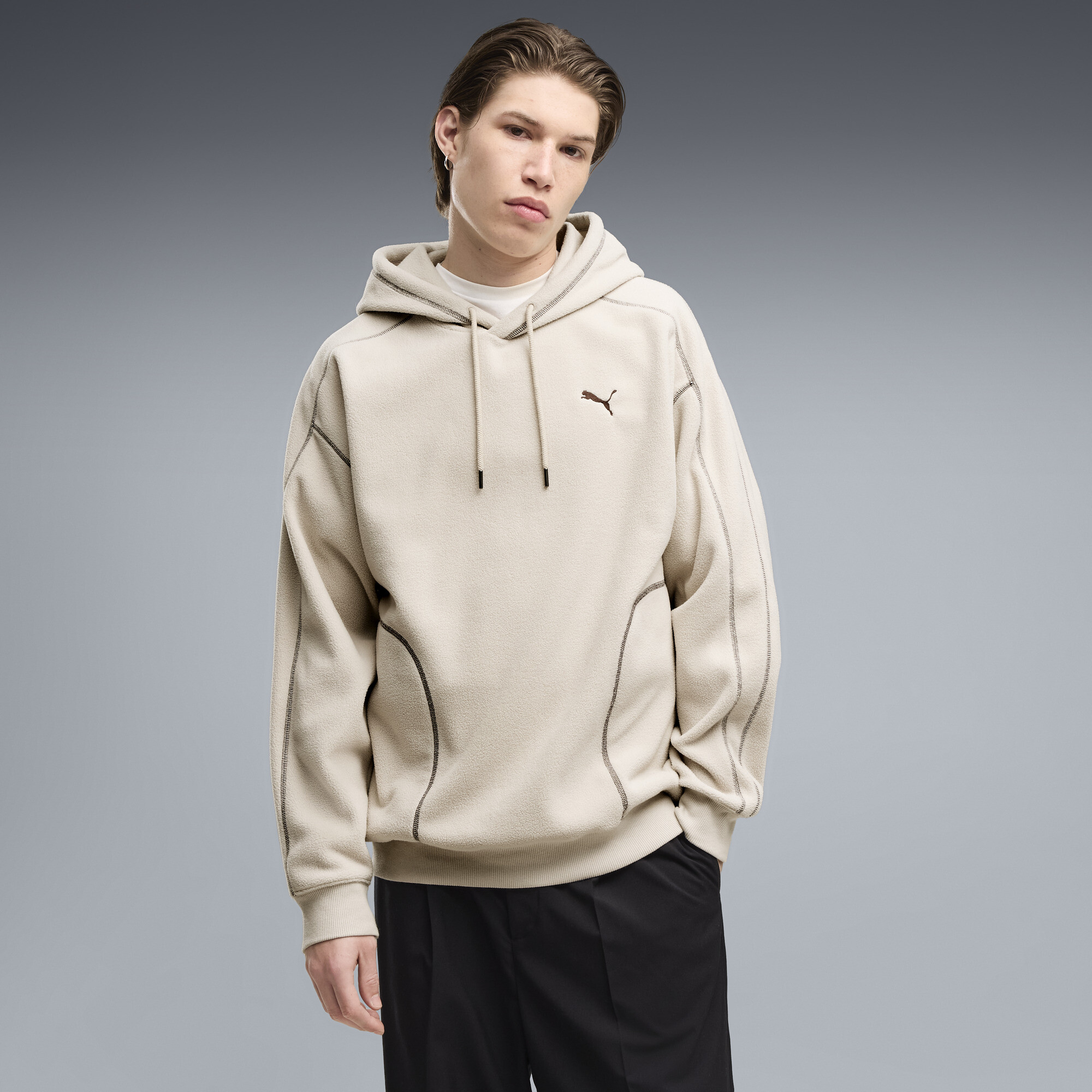 PUMA Hoodie d’hiver décontracté à zip Essentials Elevated Homme Vêtements - vue 2