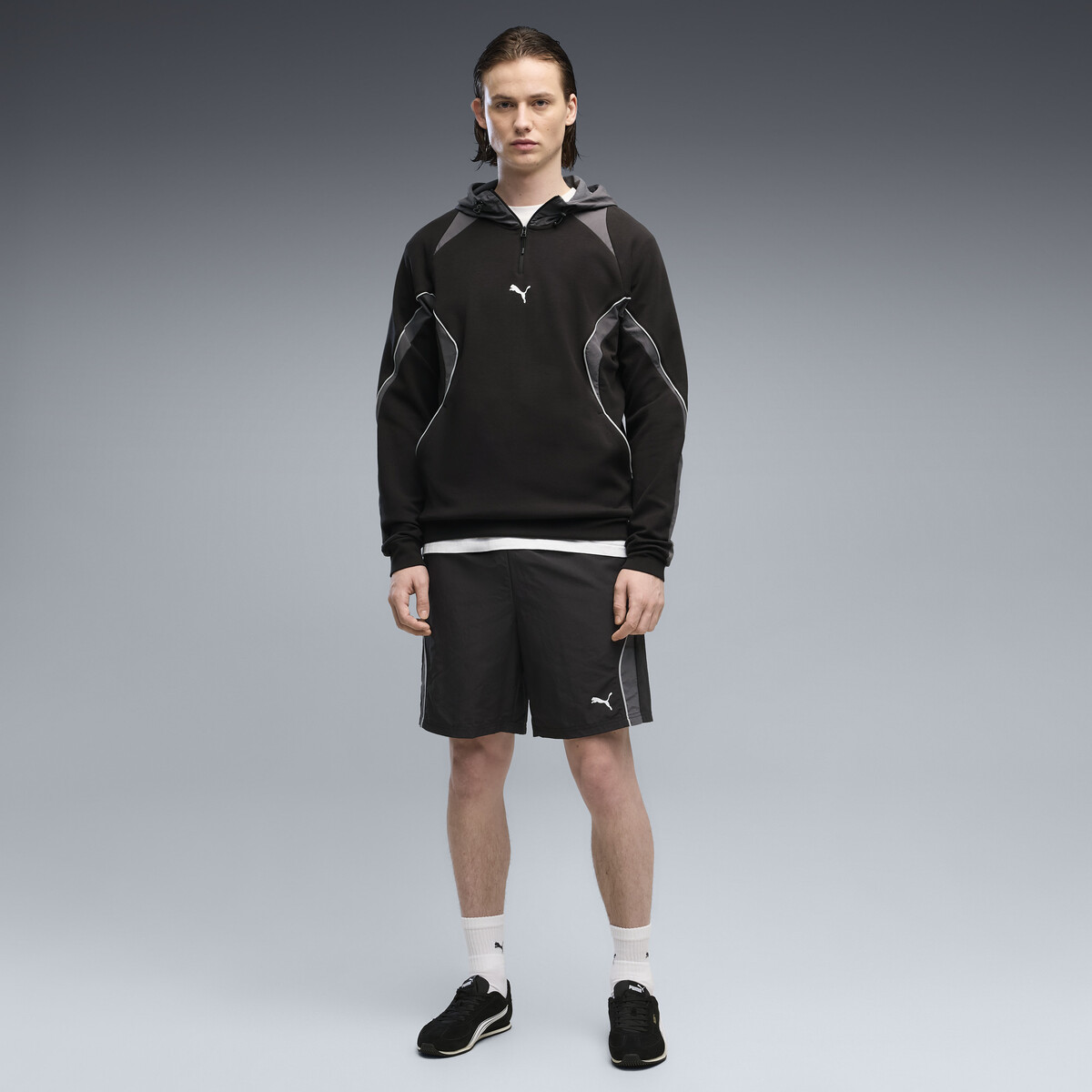 PUMA Sport Woven Shorts Men in Black, Large