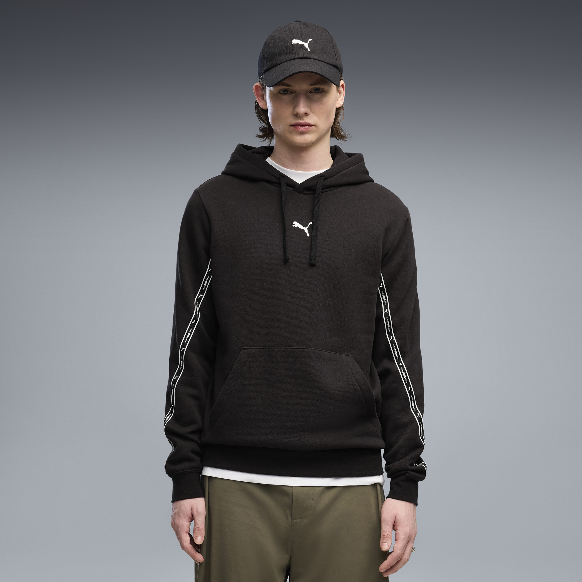 Polerón con gorro Essentials Tape para hombre