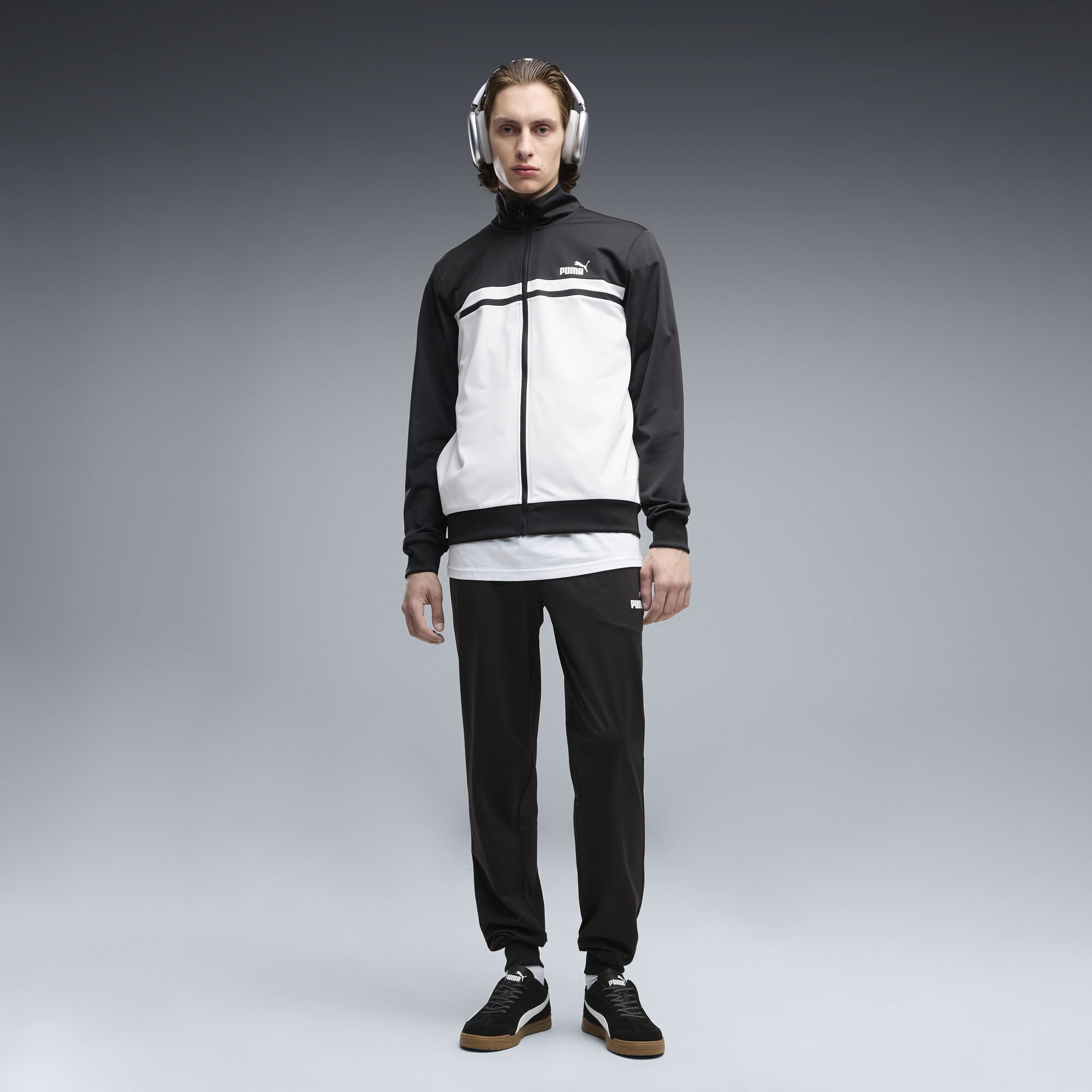 PUMA Ensemble de survtement colorblock Homme Vtements Noir XL 60 €