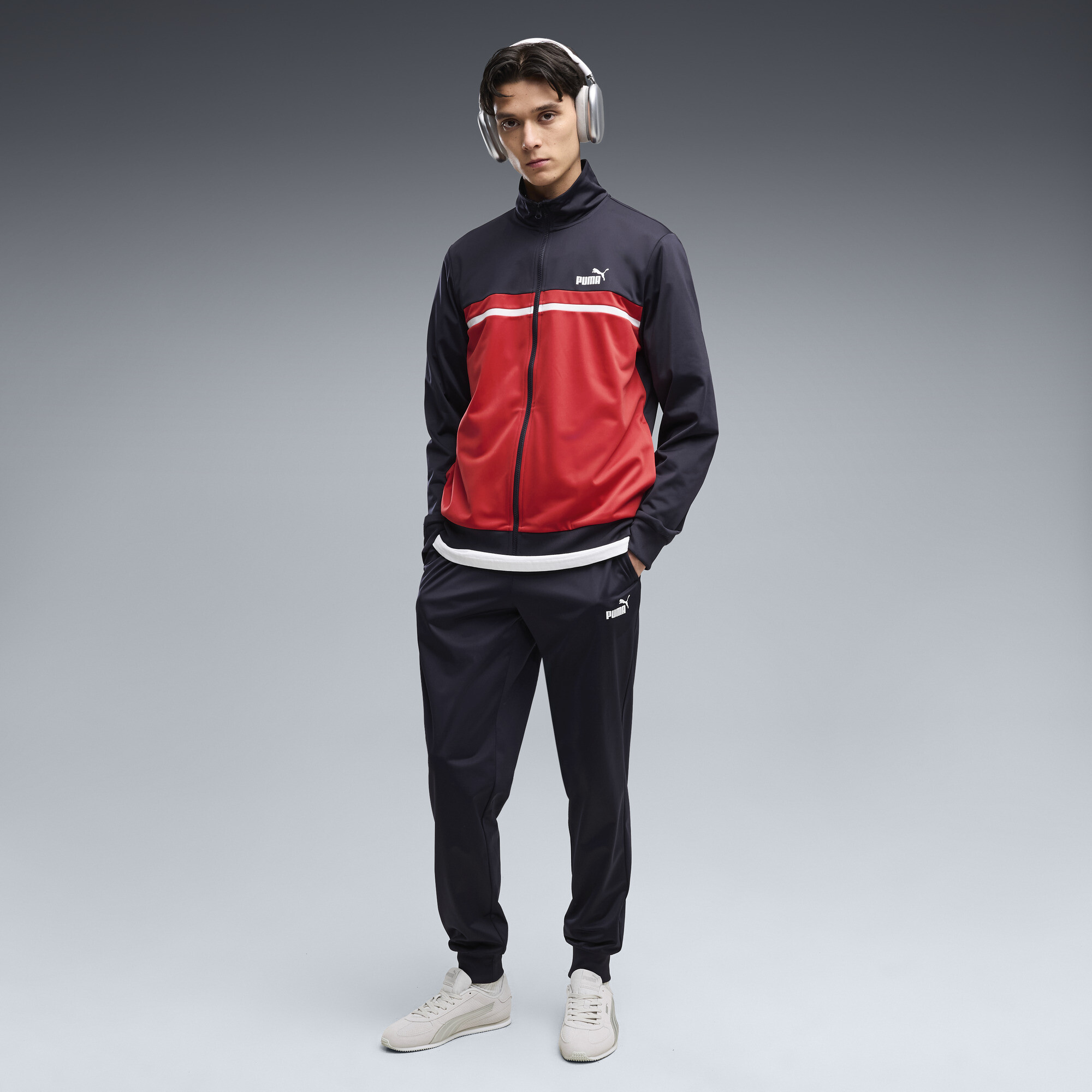 PUMA Ensemble de survtement colorblock Homme Vtements Bleu XXL 60 €
