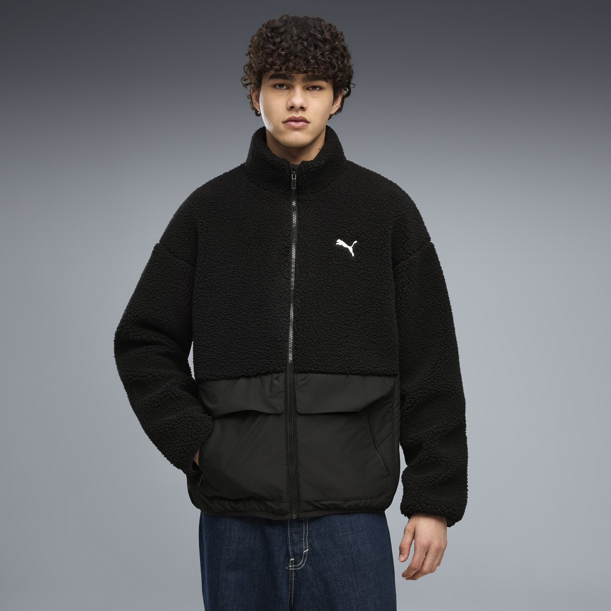 PUMA Veste dcontracte hybride ReFibre Homme Vtements Noir M 110 €