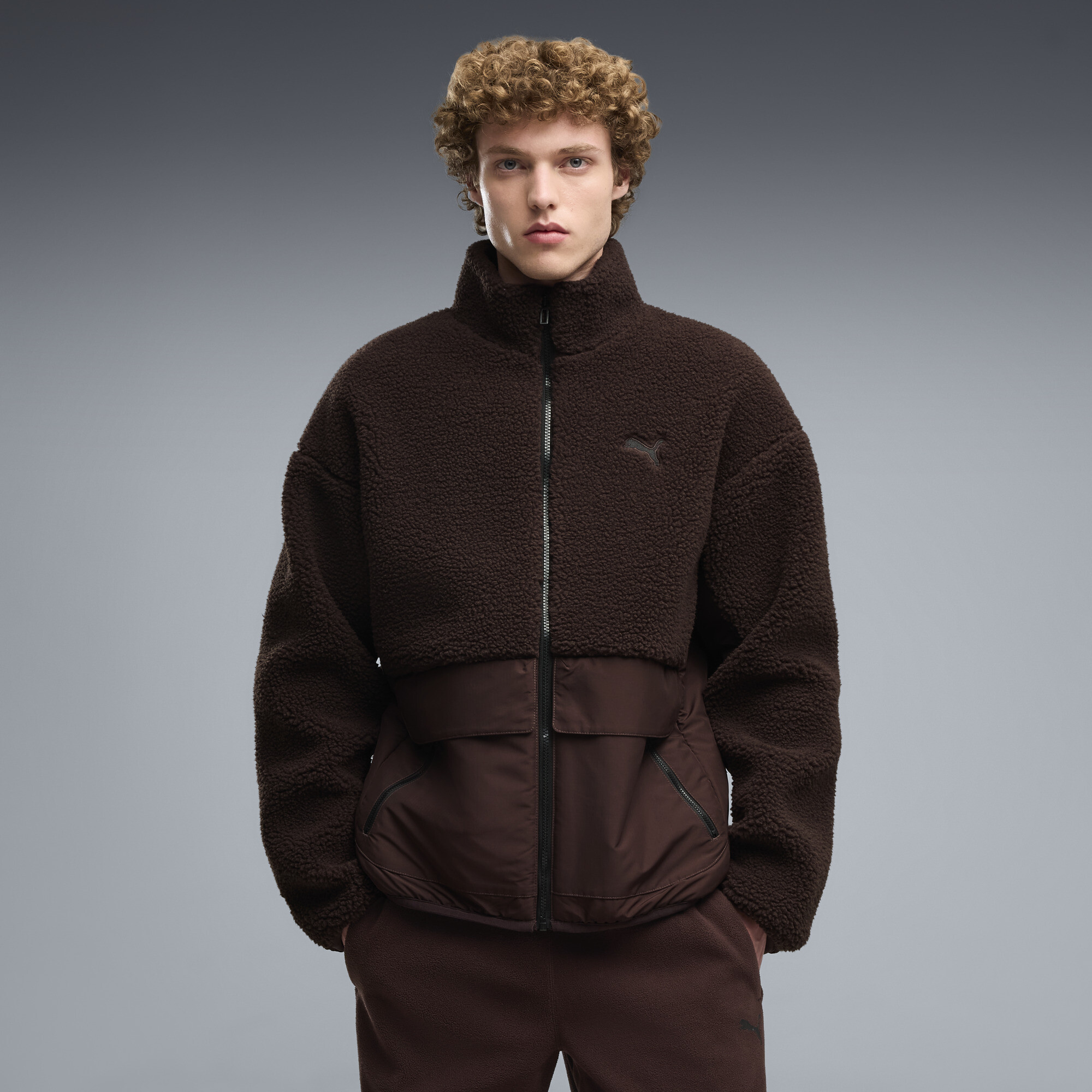 PUMA Veste dcontracte hybride ReFibre Homme Vtements Marron XS 110 €