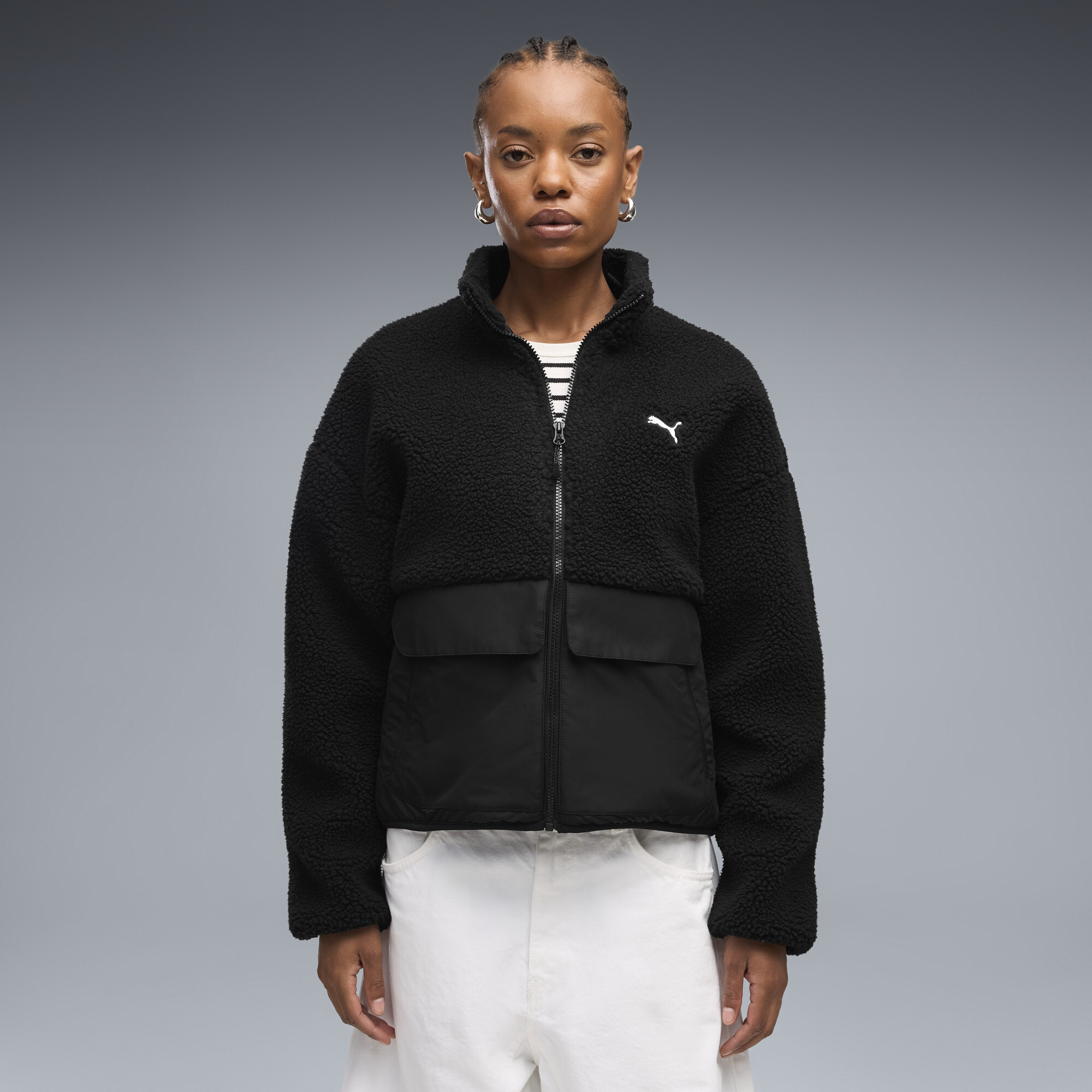 Puma Fibre Sherpa Jacket W US - vue 2
