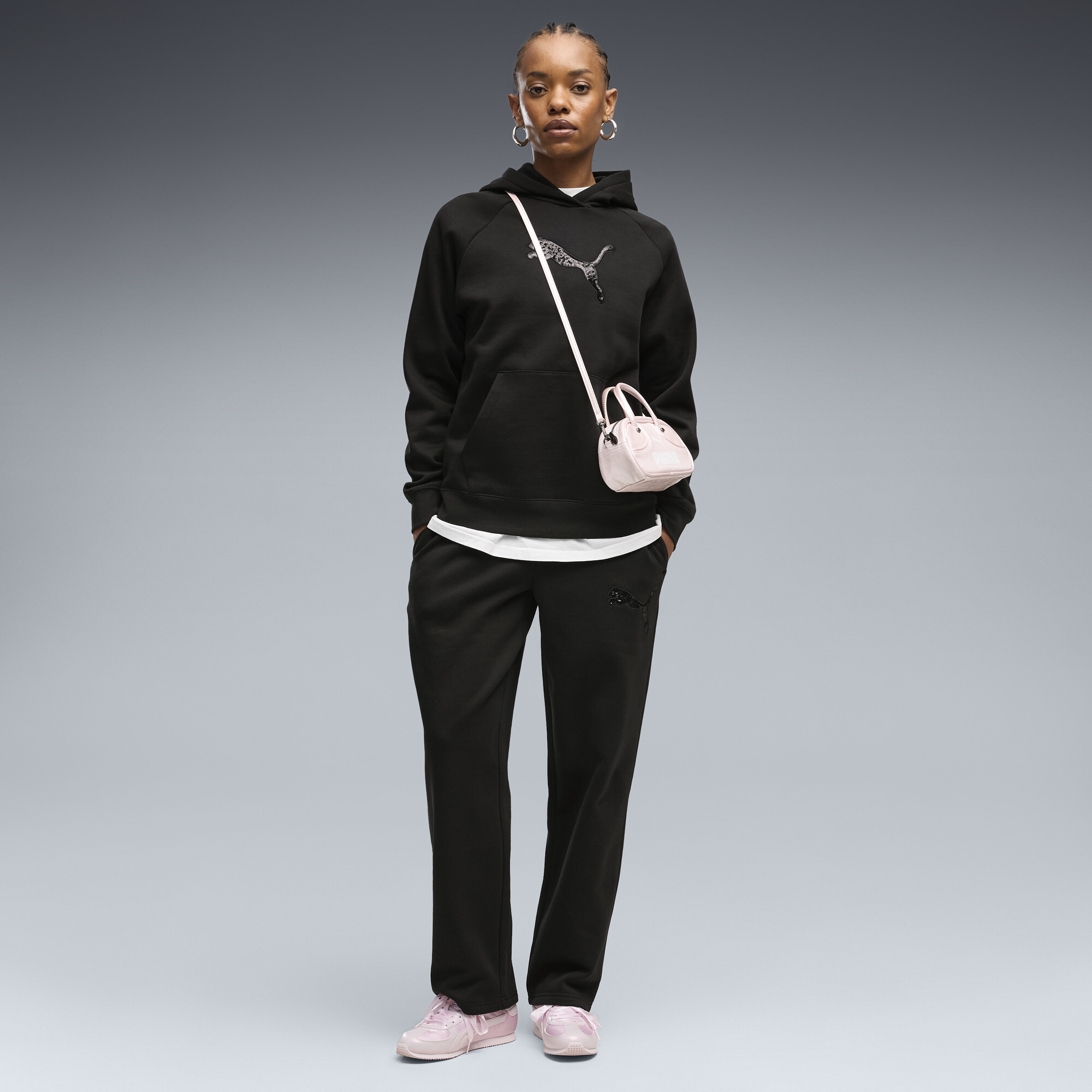 PUMA Pantalon confortable en polaire Essentials Sequins Femme Vtements Noir XL 50$