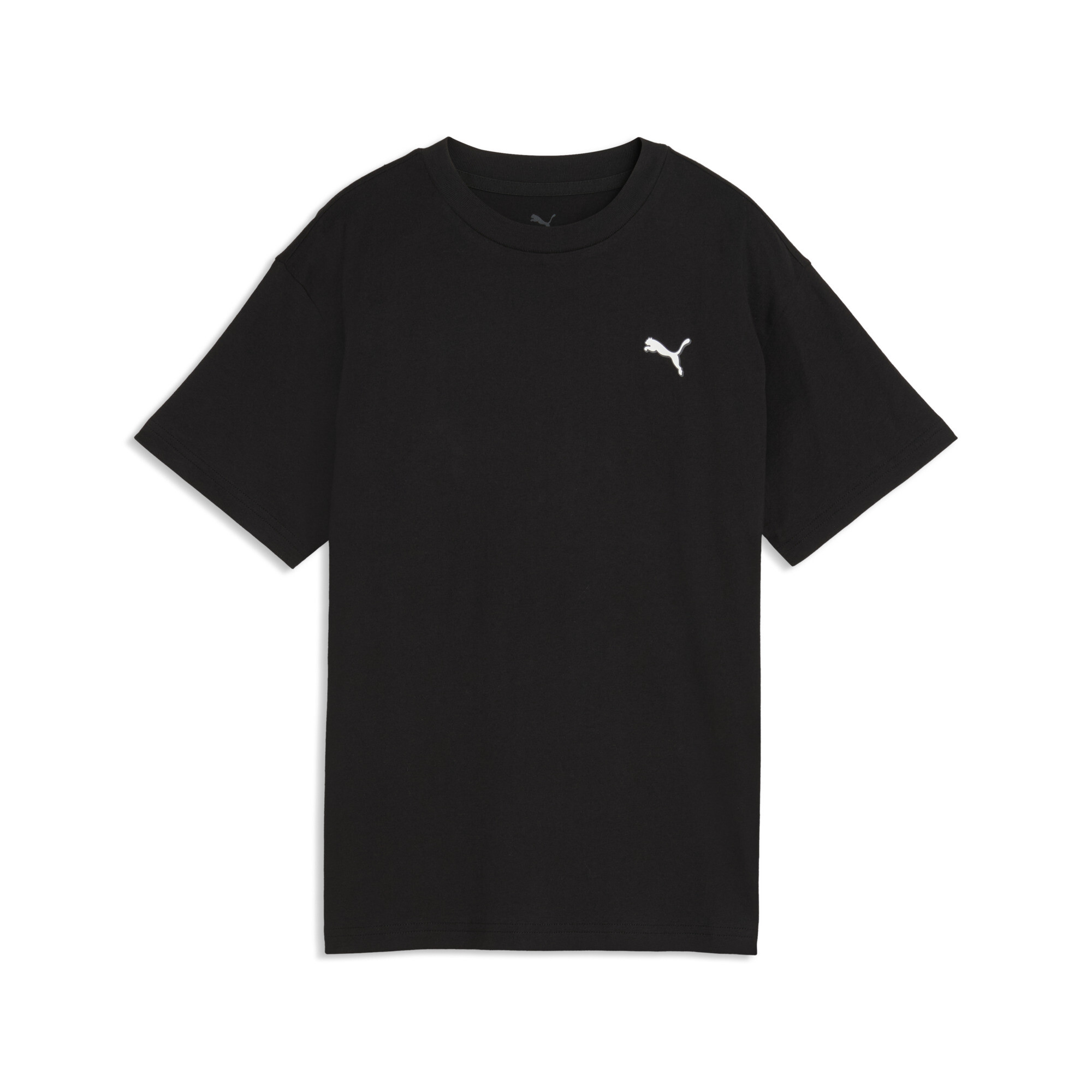 PUMA Młodzieżowa luźna koszulka MID 90s z grafiką, Akcesoria, Czarny, 13-14Y