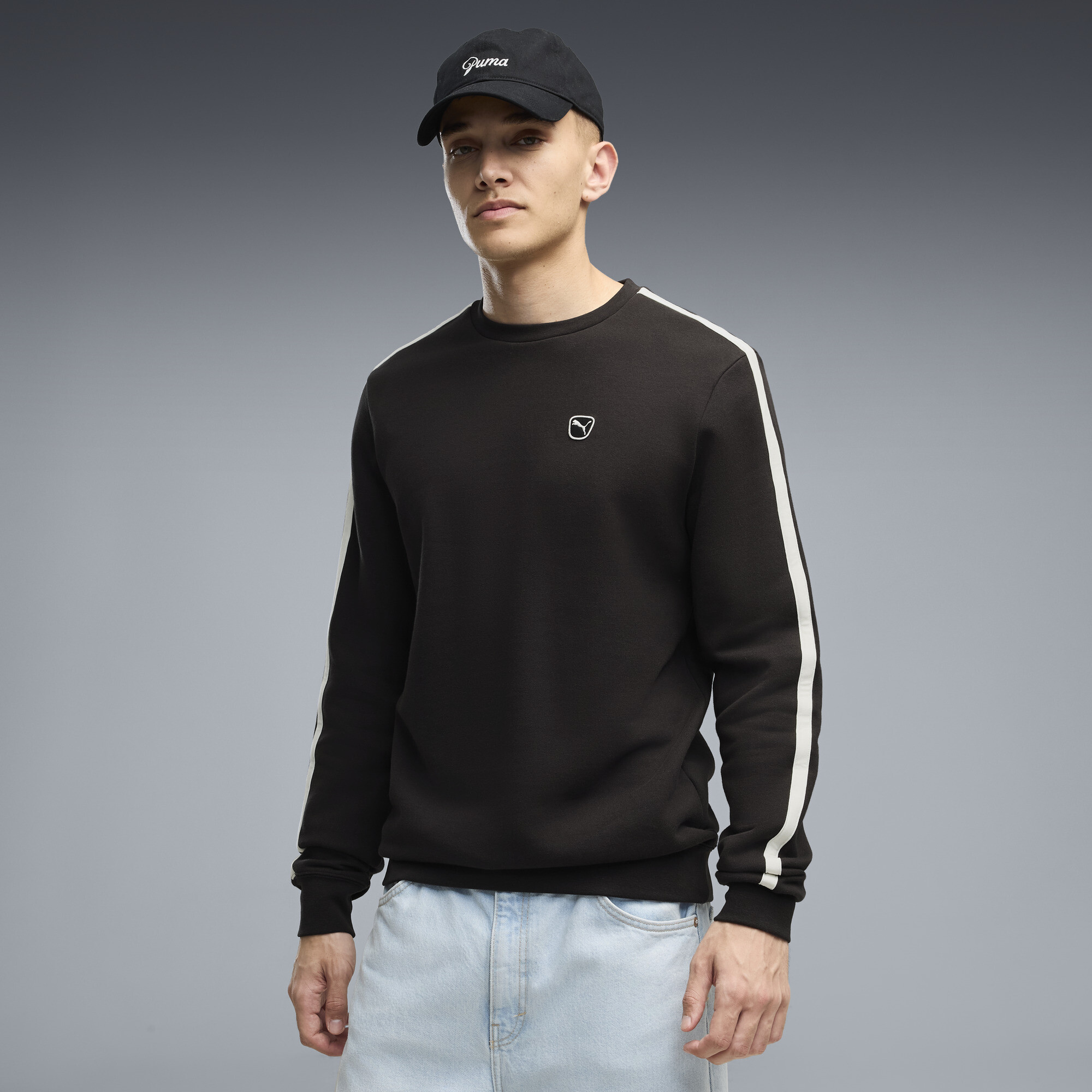 PUMA Sweat à col rond Essentials Elevated Homme Vêtements