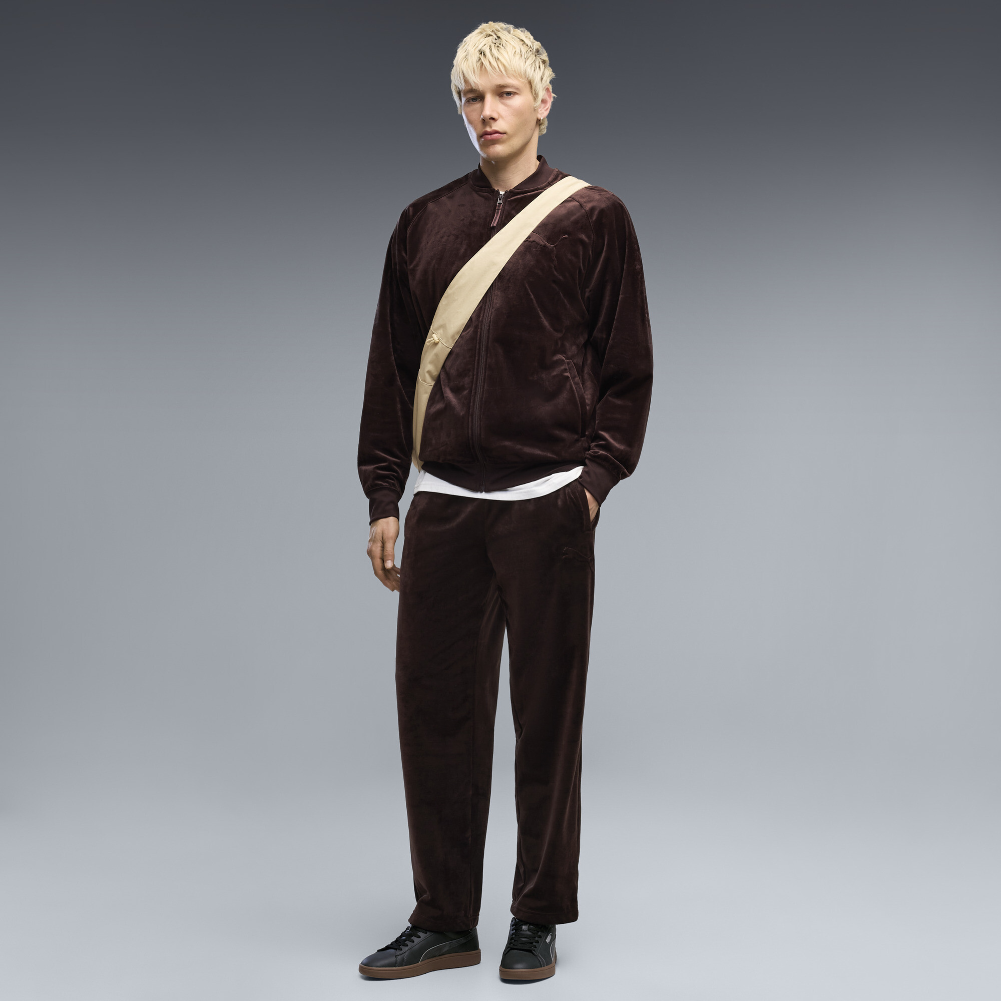 PUMA Pantalon de survêtement décontracté en velours Essentials Elevated Homme Accessoires - vue 2