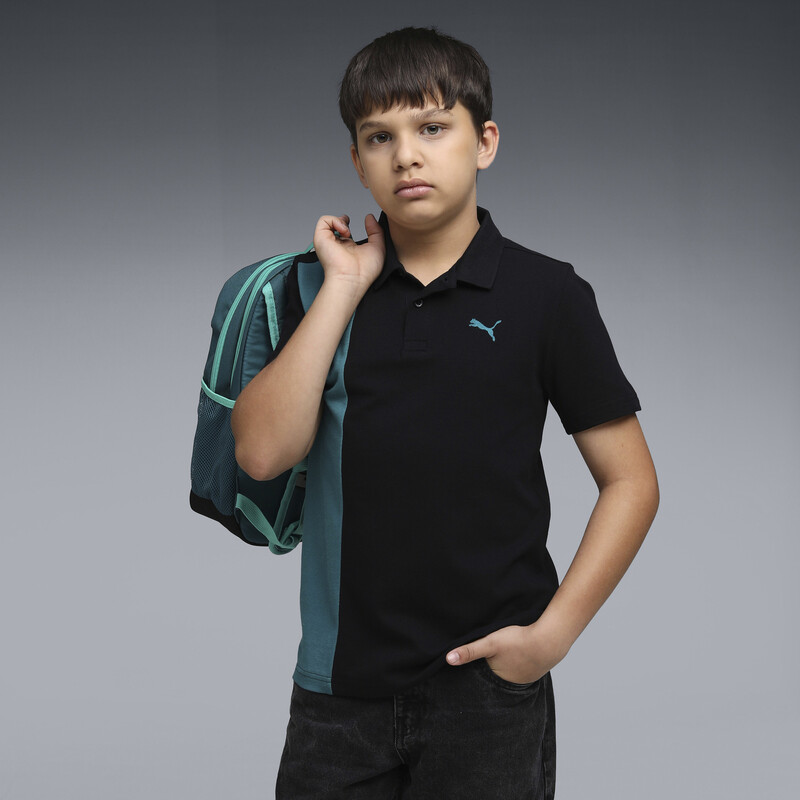 

PUMA Essentials Colorblock Boy's Cotton Polo