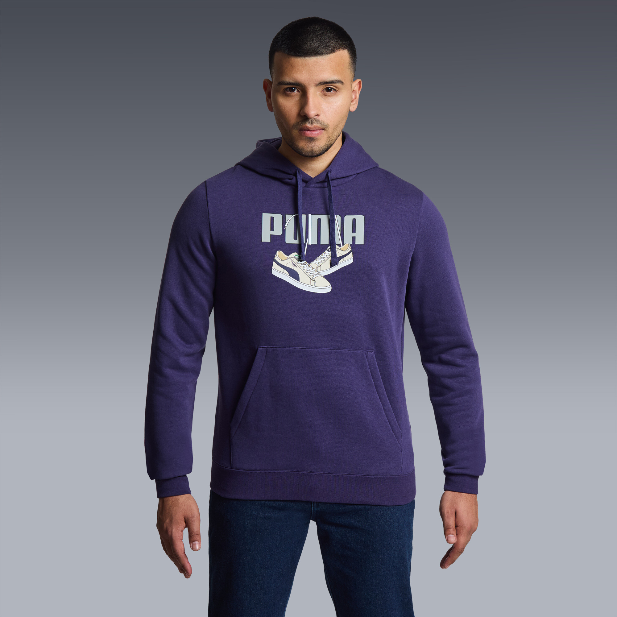 Polerón Ess Graphic Sneaker | Púrpura | Puma