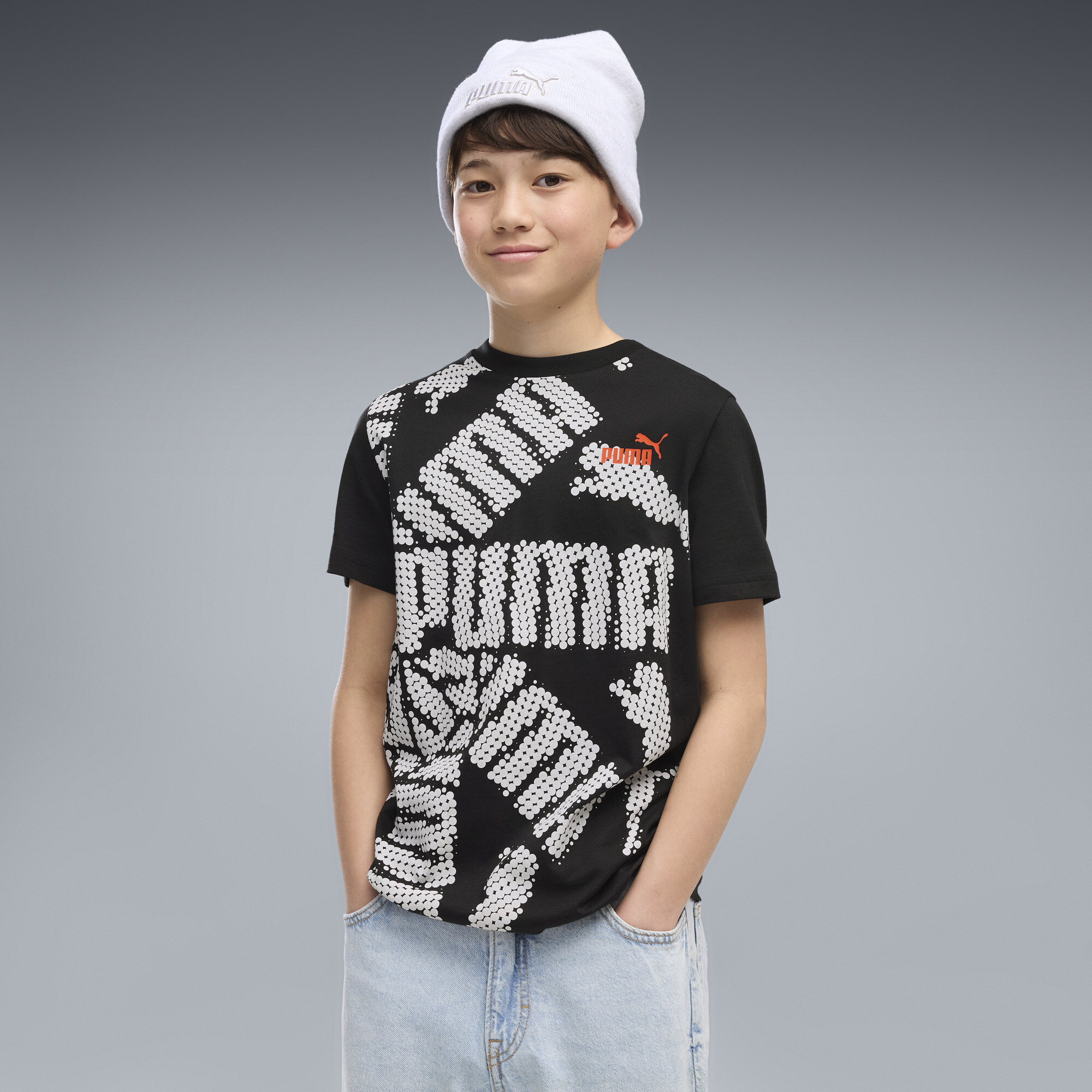 PUMA T-shirt logo Lab Essentials Enfant et Adolescent Accessoires Noir 13-14Y 20 €