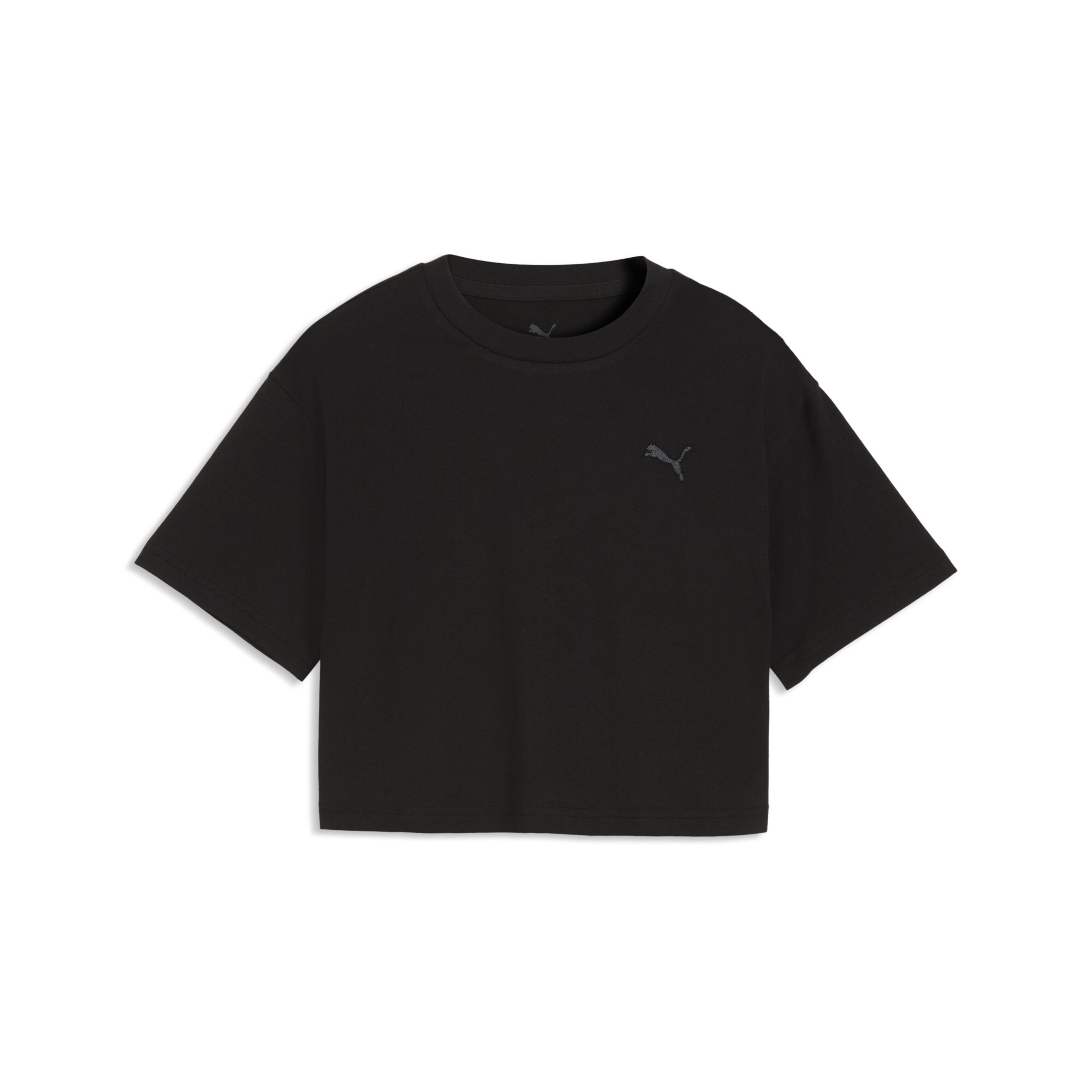 PUMA Class Relaxed Cropped Graphic T-Shirt Teenager, Accessoires, Schwarz, 13-14Y