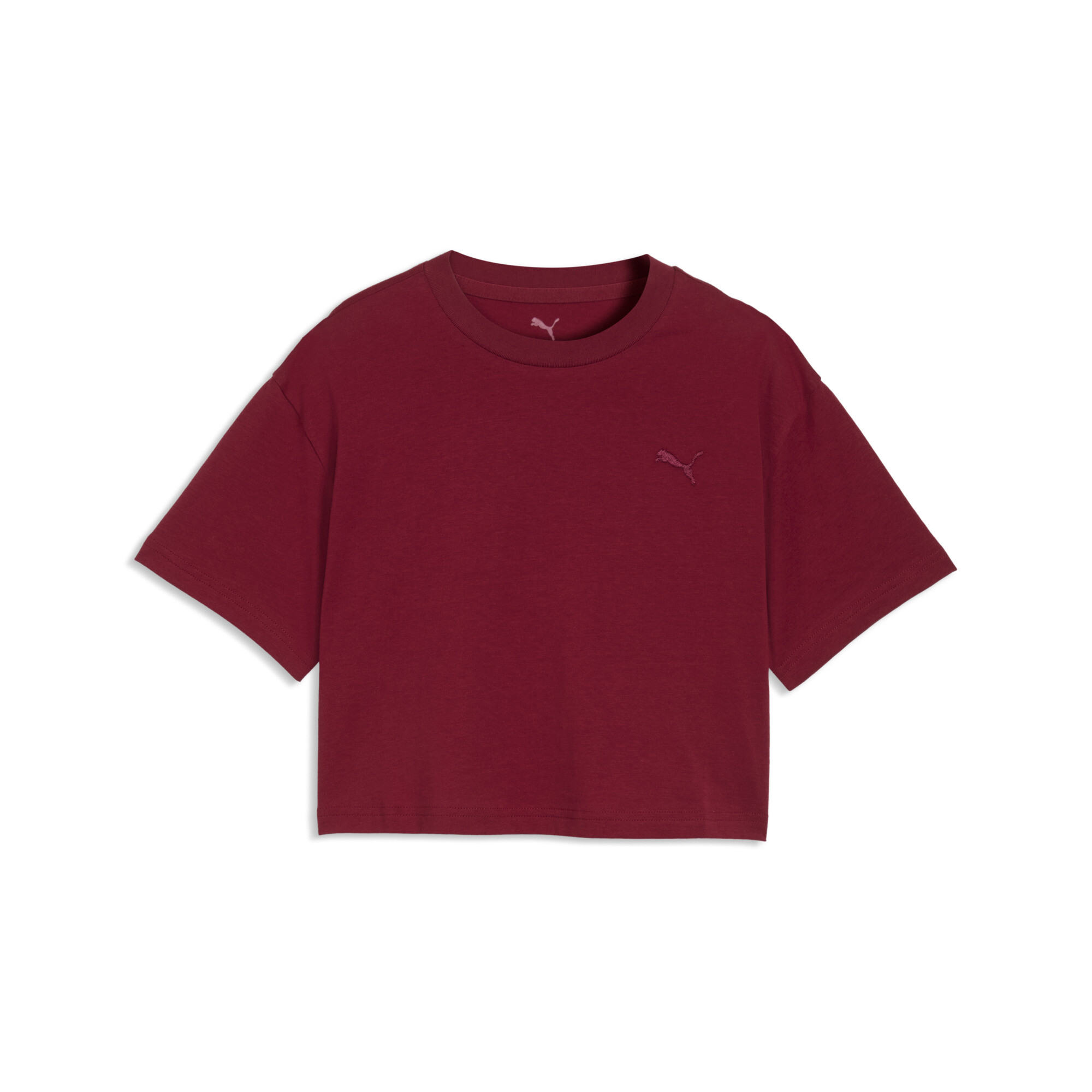PUMA Class Relaxed Cropped Graphic T-Shirt Teenager, Accessoires, Rot, 13-14Y