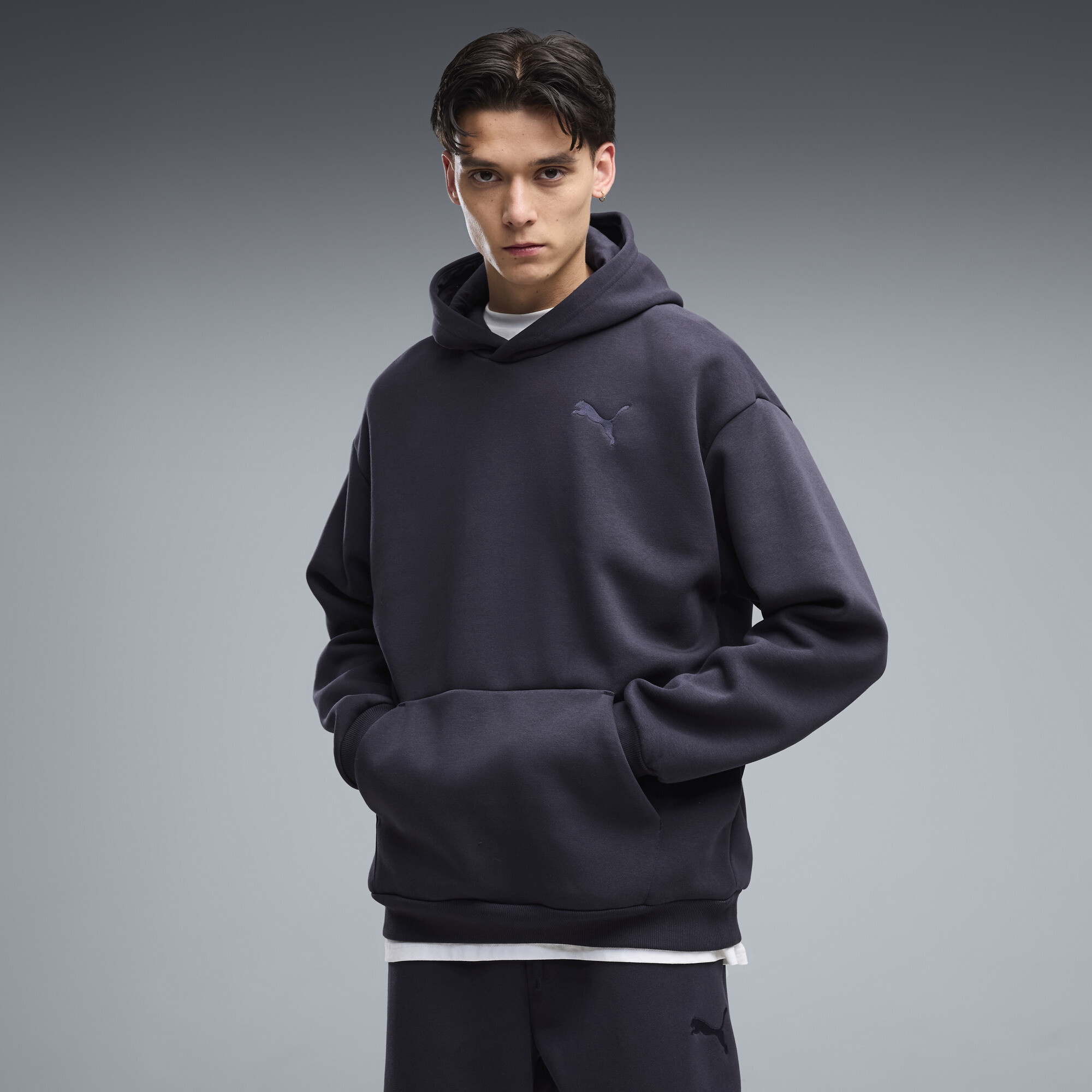 Chandail à capuchon PUMA Elevated Essentials pour hommes, Bleu, Adulte TTG | 695328_16