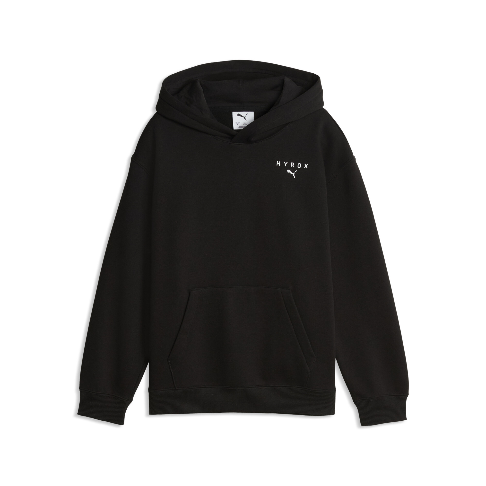 Młodzieżowa bluza z kapturem PUMA × HYROX, Odzież, Czarny, 13-14Y