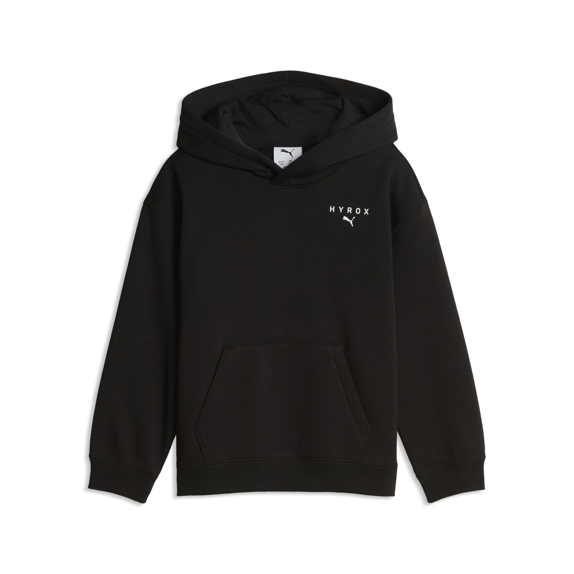 Dziecięca bluza z kapturem PUMA × HYROX, Odzież, Czarny, 2-3Y