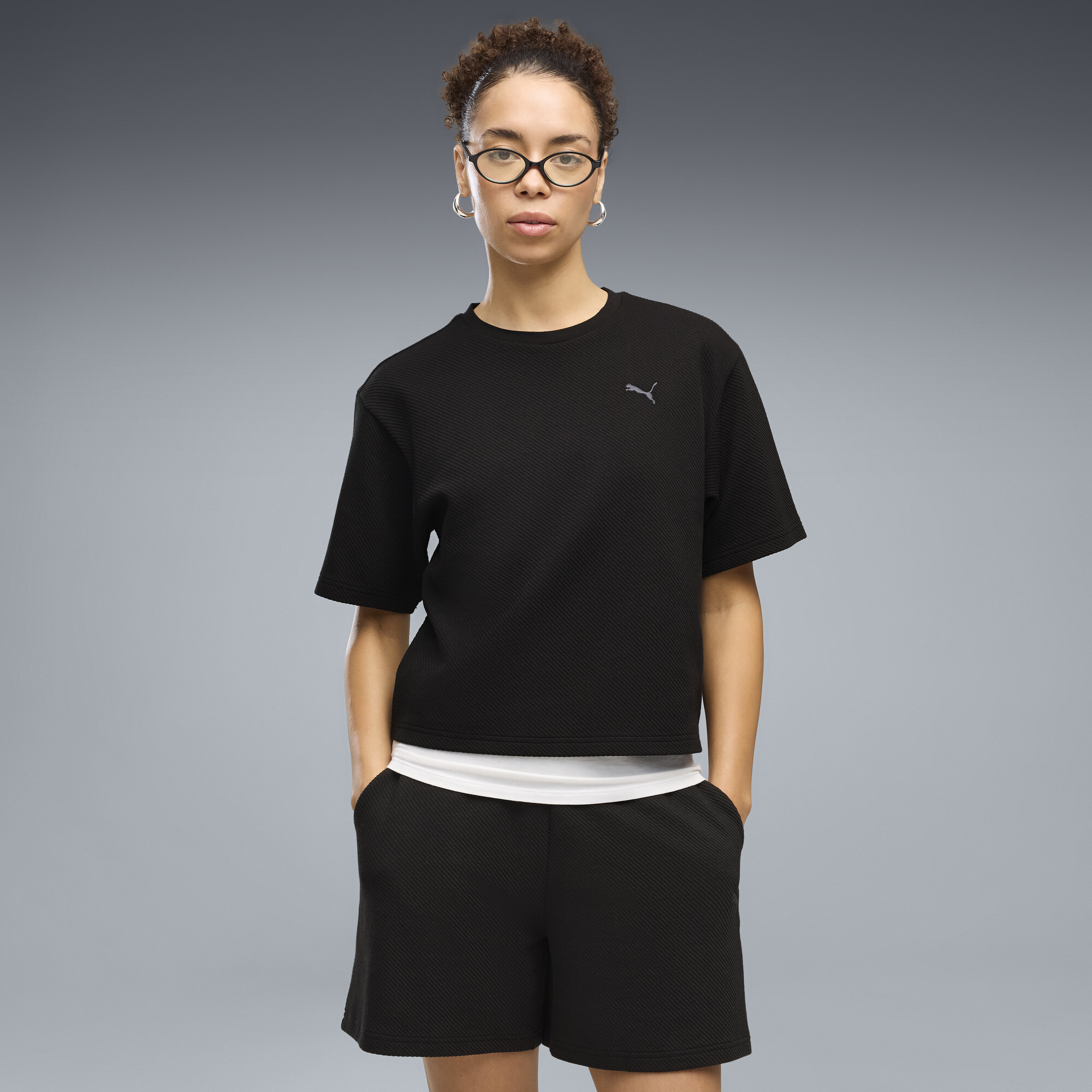 PUMA T shirt décontracté Essentials Elevated Femme Vêtements - vue 3