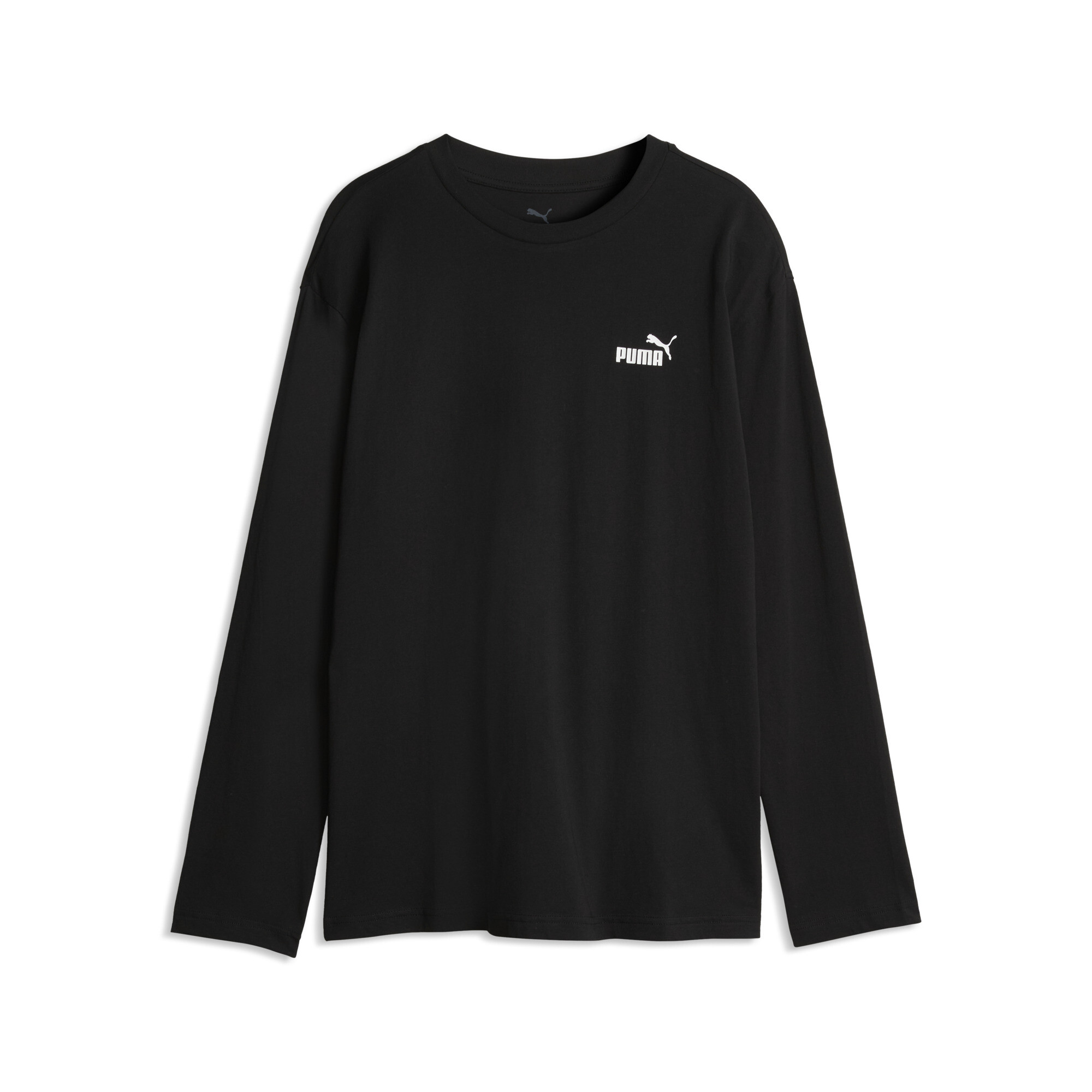 PUMA T-shirt décontracté à manches longues Essentials Homme, Vêtements, Noir, XXL