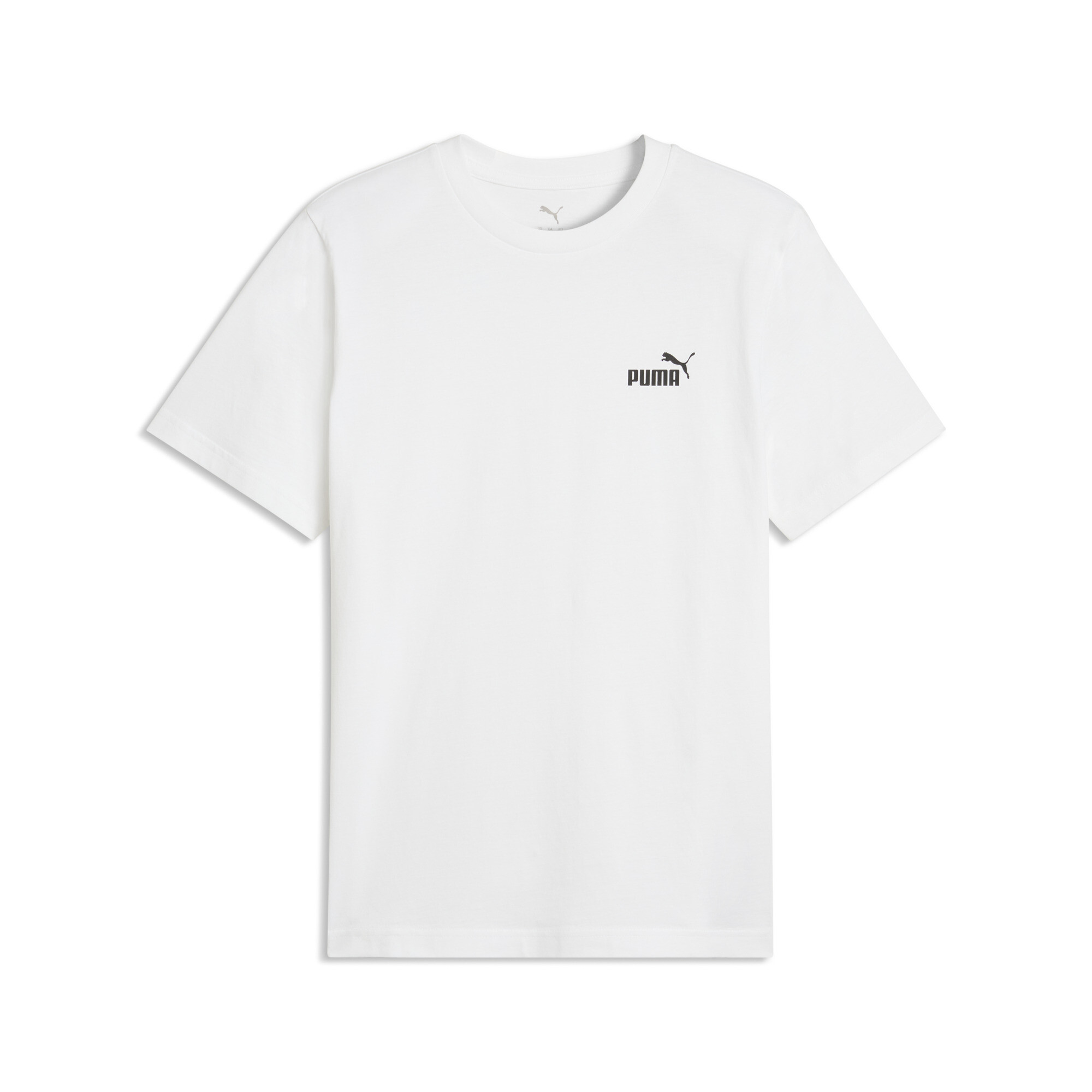 PUMA Essentials Logo T-Shirt Herren, Accessoires, Weiß, M