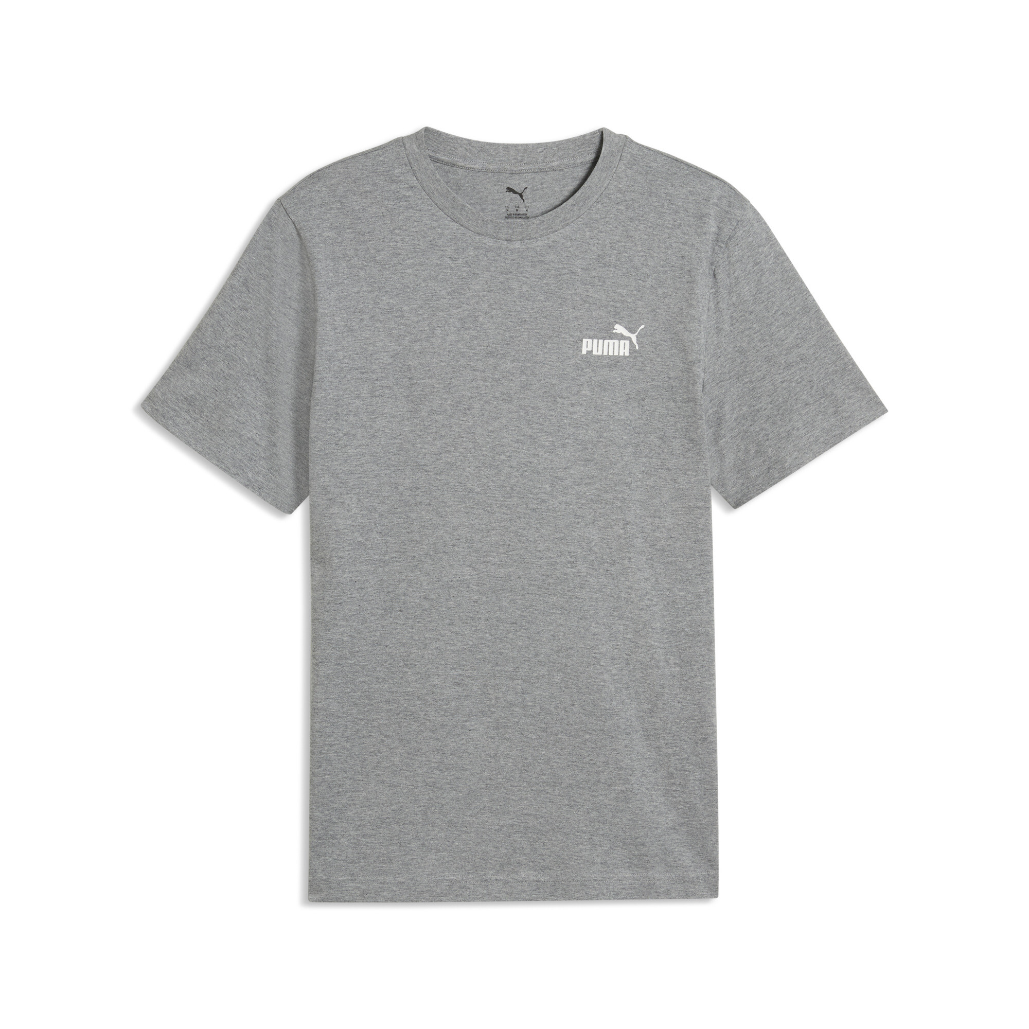 PUMA Essentials Logo T-Shirt Herren, Accessoires, Grau, M