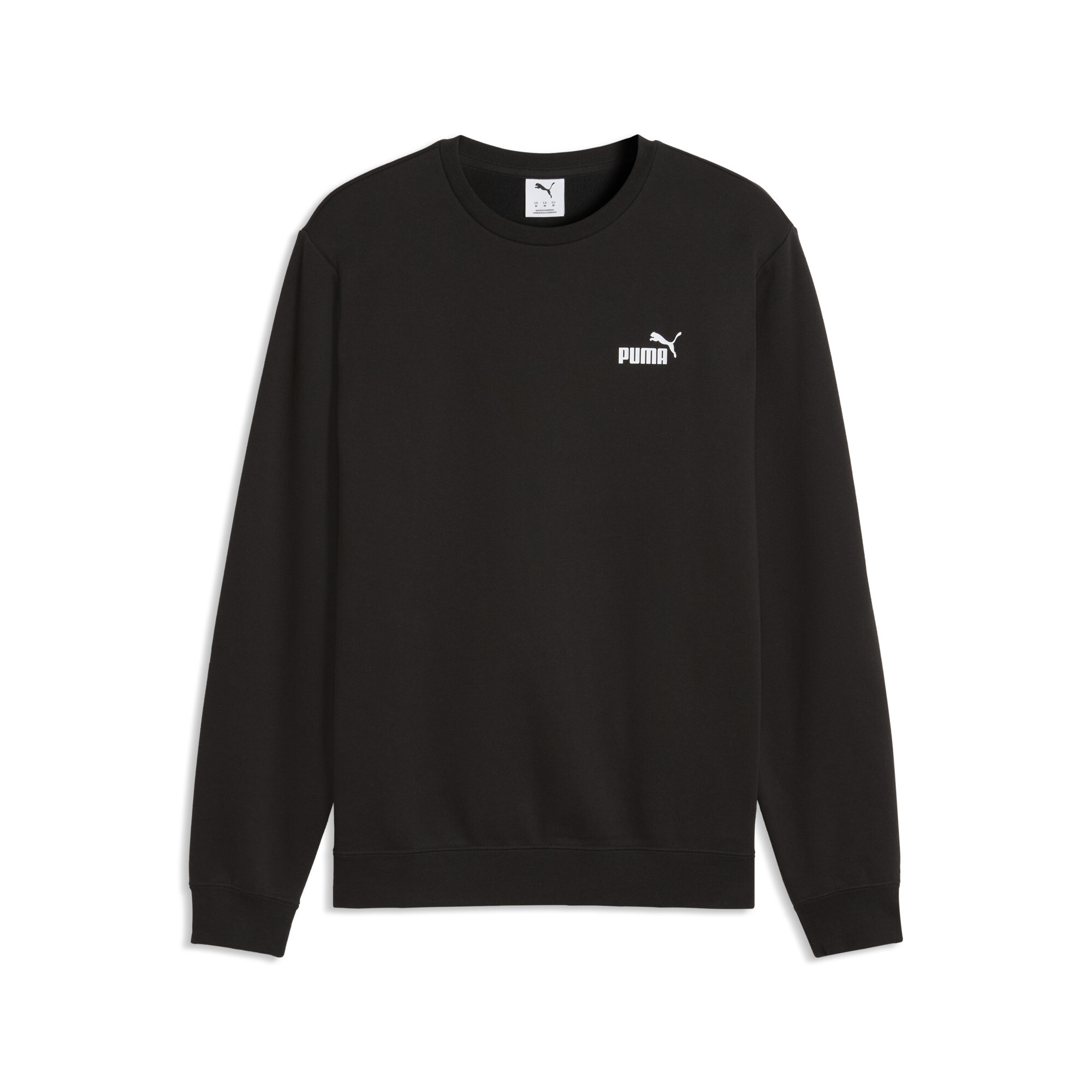 PUMA Męska bluza dresowa Essentials z logo No. 1, Odzież, Czarny, M