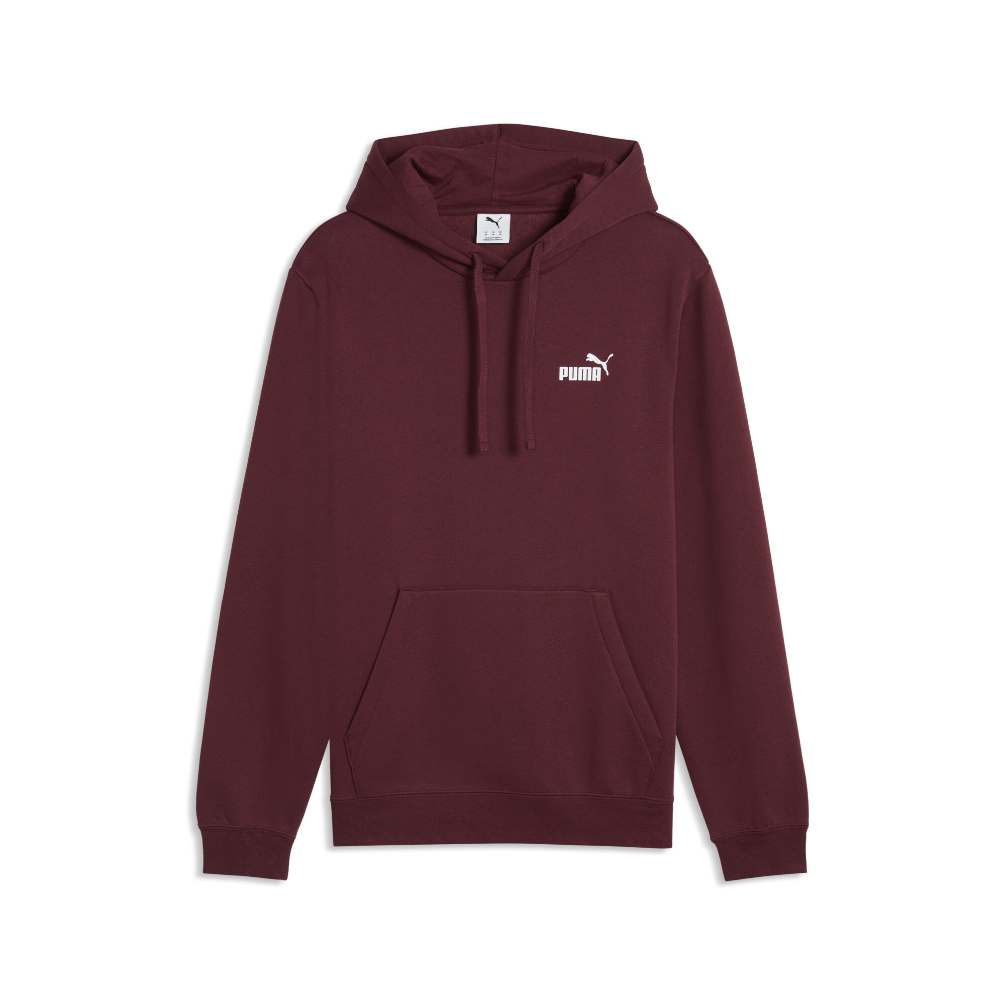 PUMA Męska bluza z kapturem Essentials z logo No. 1, Akcesoria, Czerwony, M