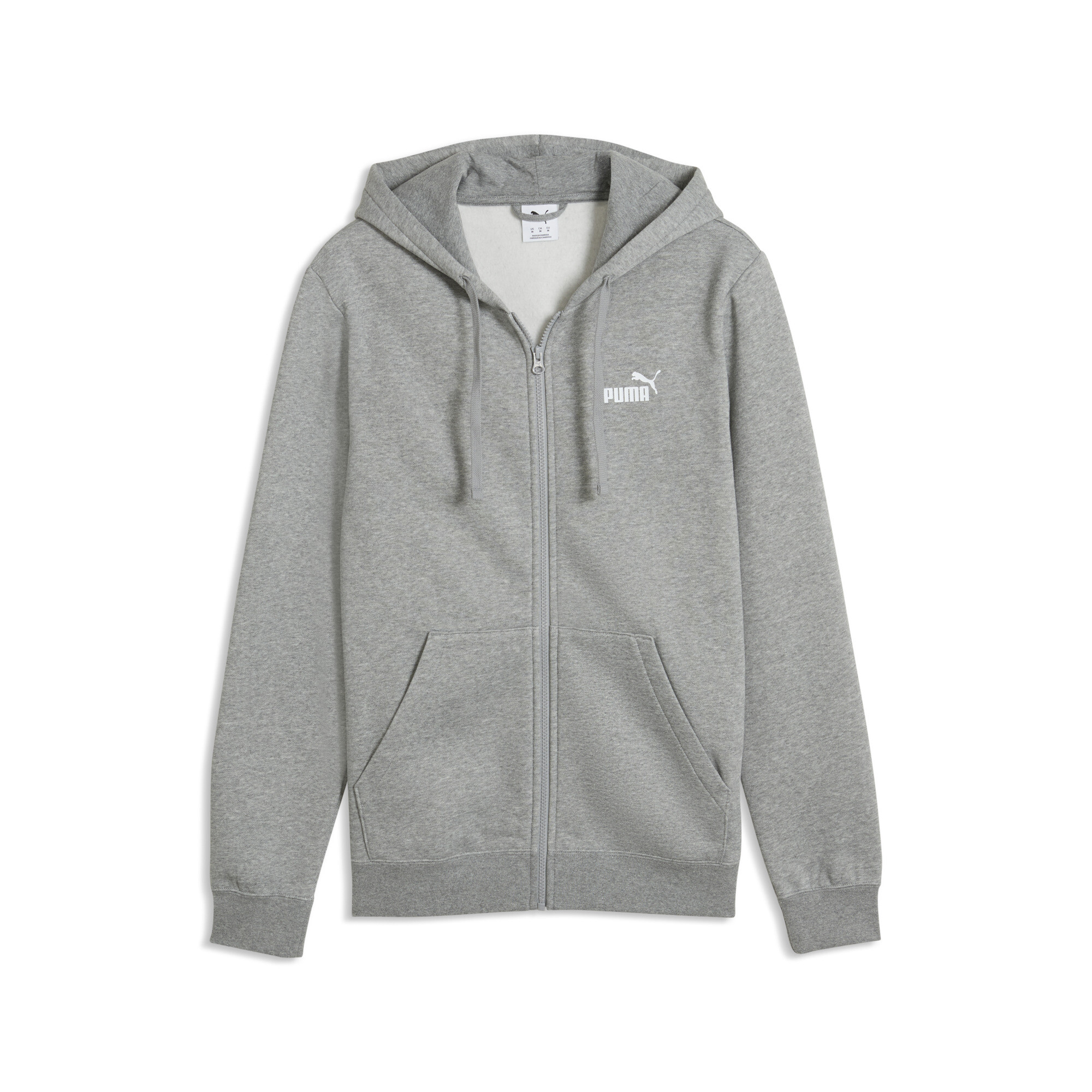 PUMA Essentials No. 1 Logo Kapuzenjacke Herren, Kleidung, Grau, M