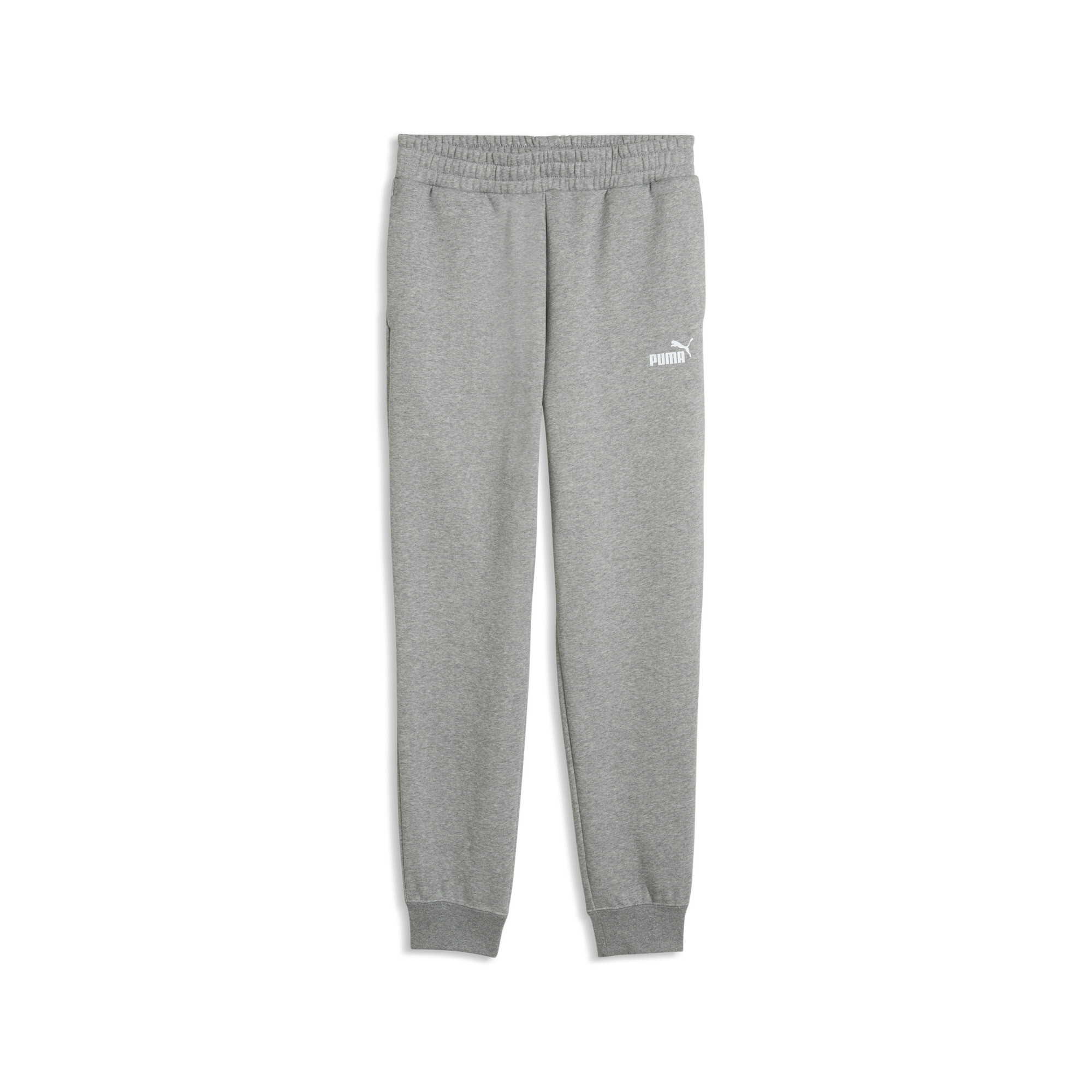 PUMA Męskie spodnie dresowe Essentials Logo, Odzież, Szary, M