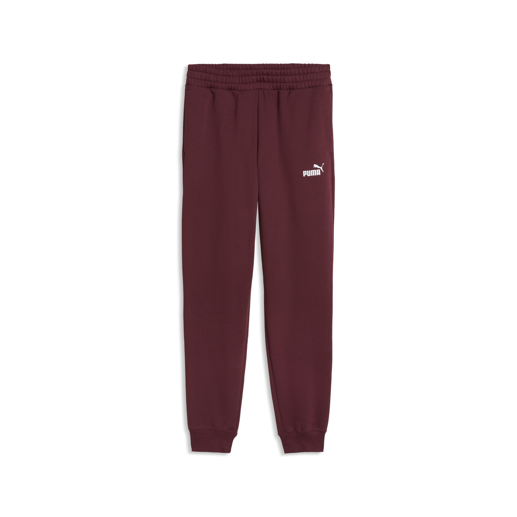 PUMA Męskie spodnie dresowe Essentials Logo, Odzież, Czerwony, M