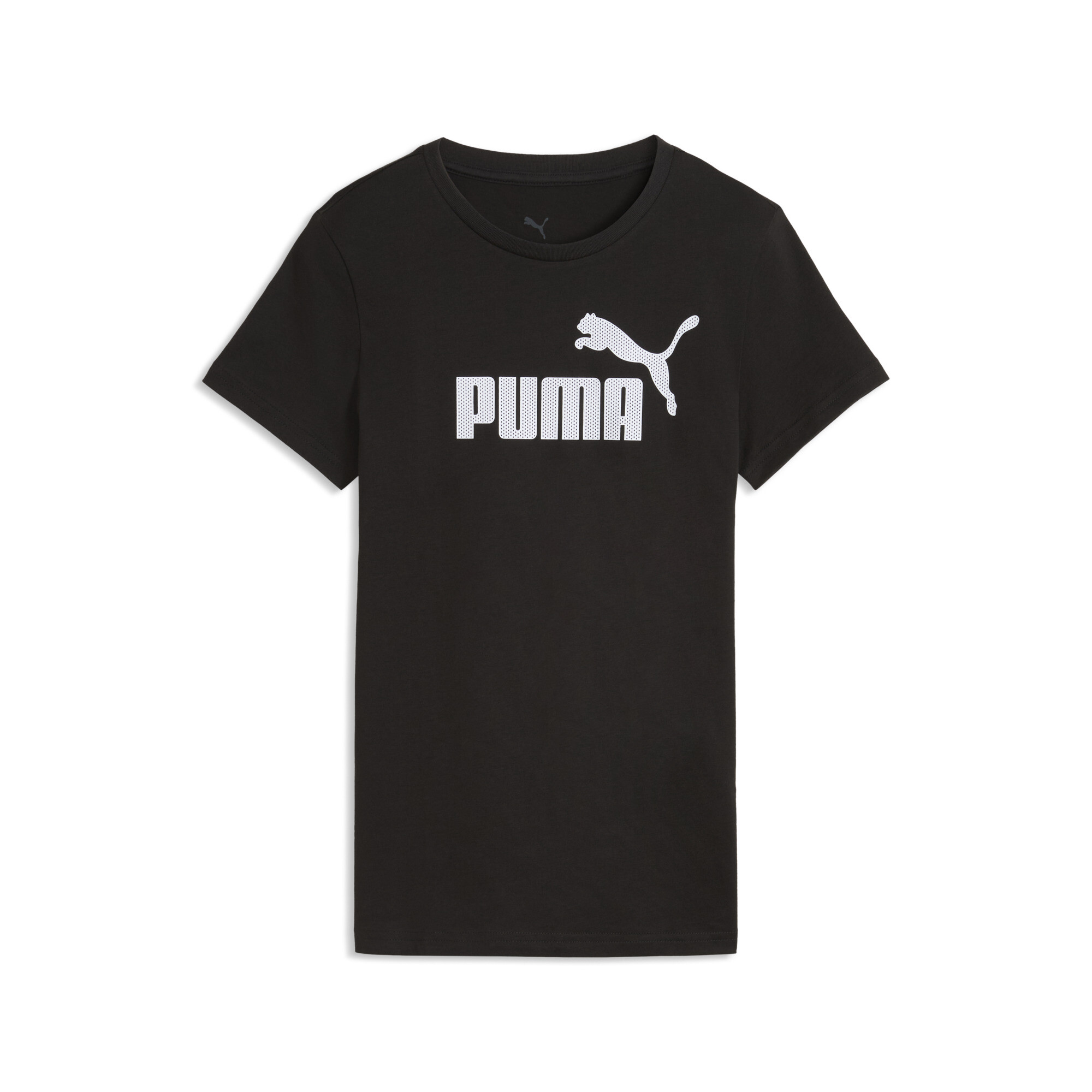 PUMA Damska koszulka z logo Essentials, Odzież, Czarny, M