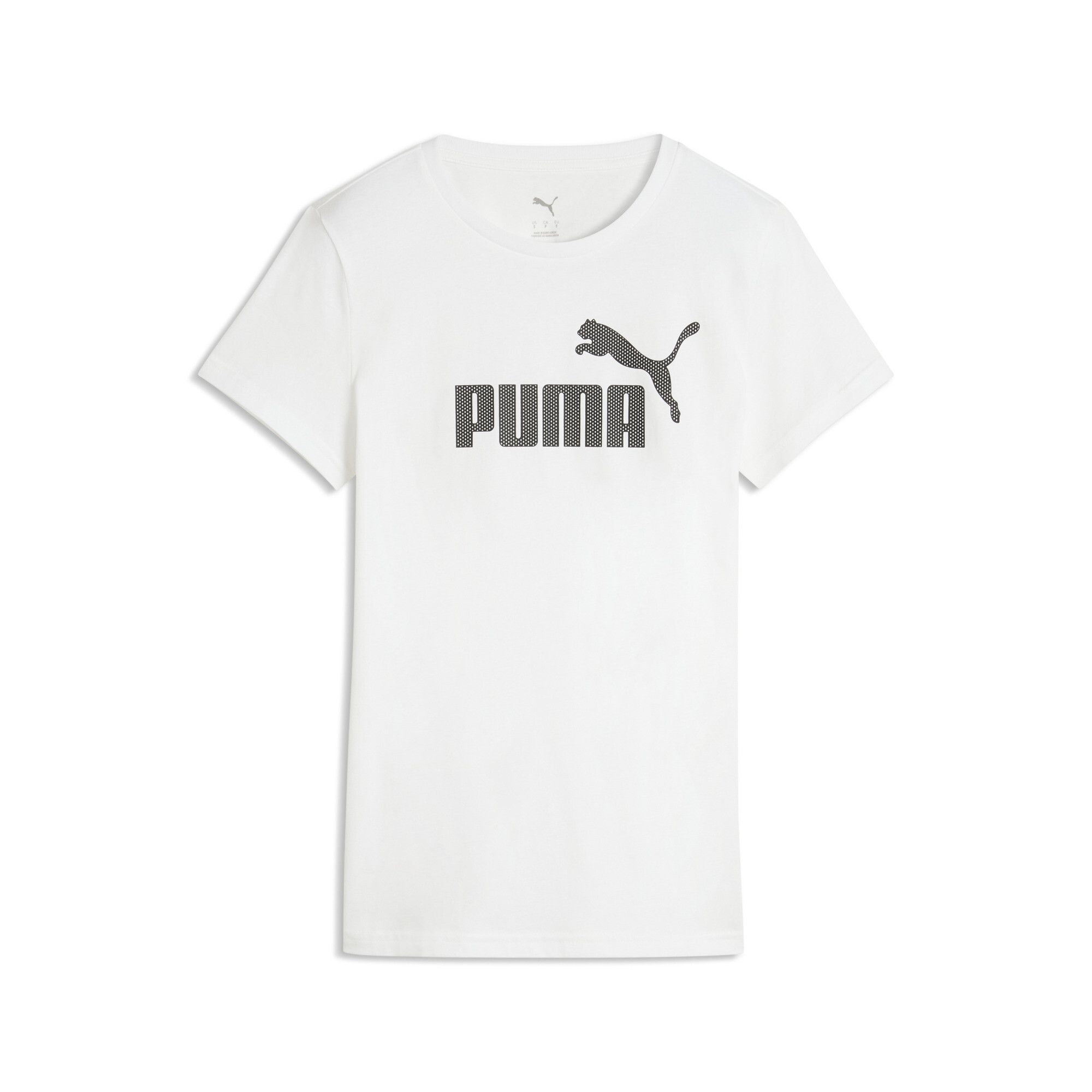 PUMA Damska koszulka z logo Essentials, Odzież, Biały, M
