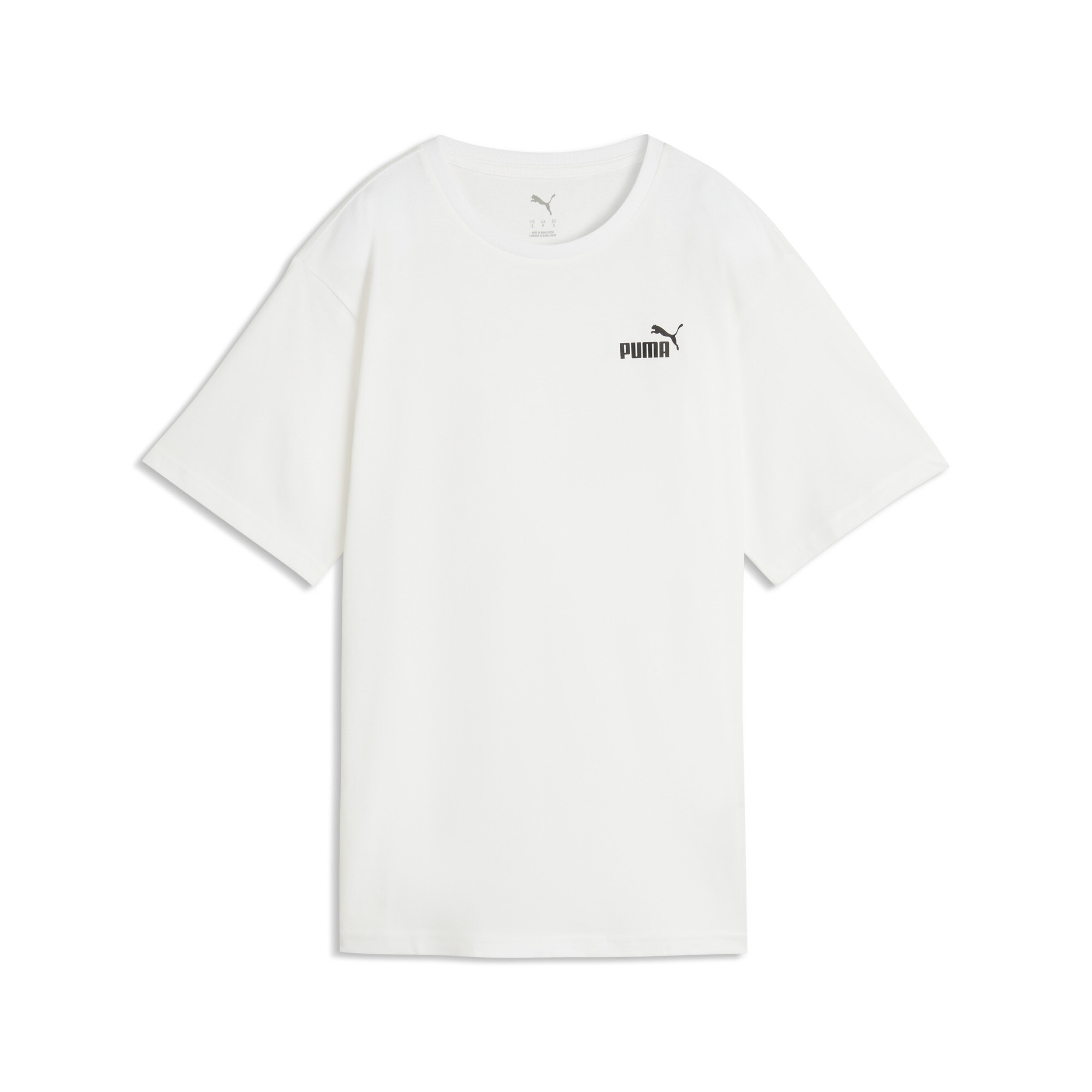 PUMA Damska koszulka Essentials o luźnym kroju, Odzież, Biały, M