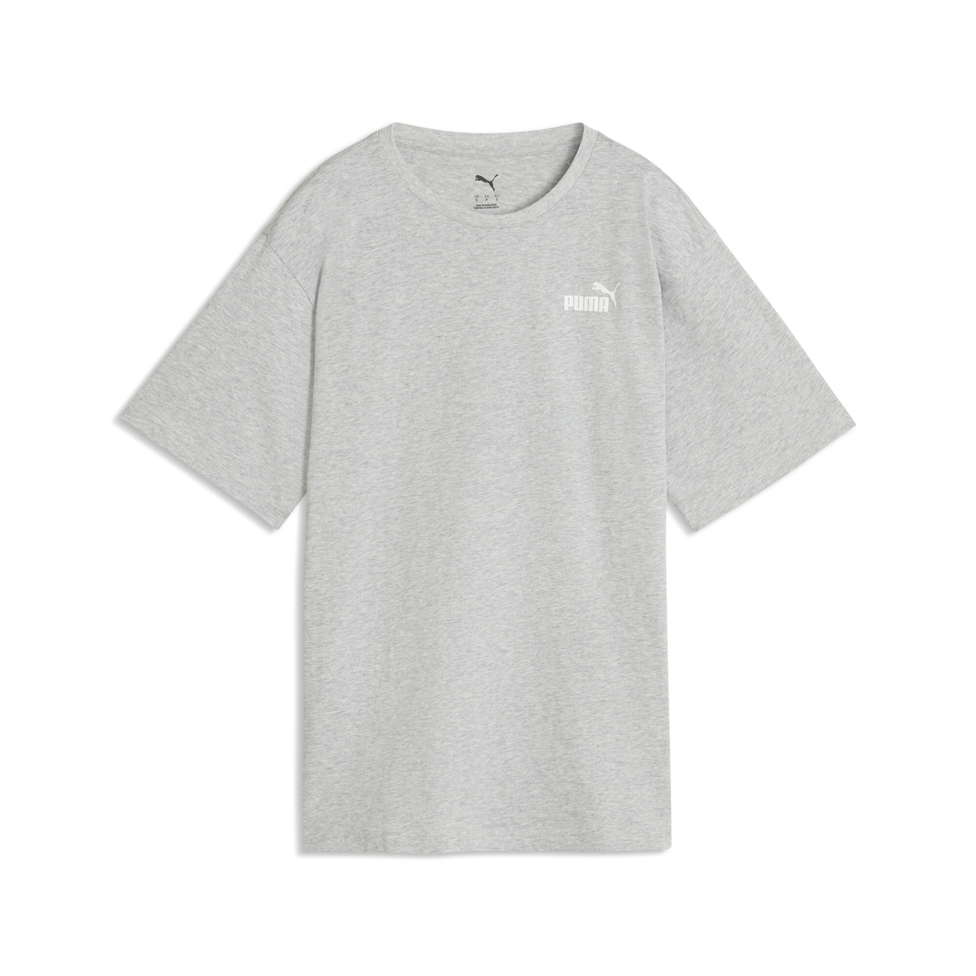PUMA Damska koszulka Essentials o luźnym kroju, Odzież, Szary, M