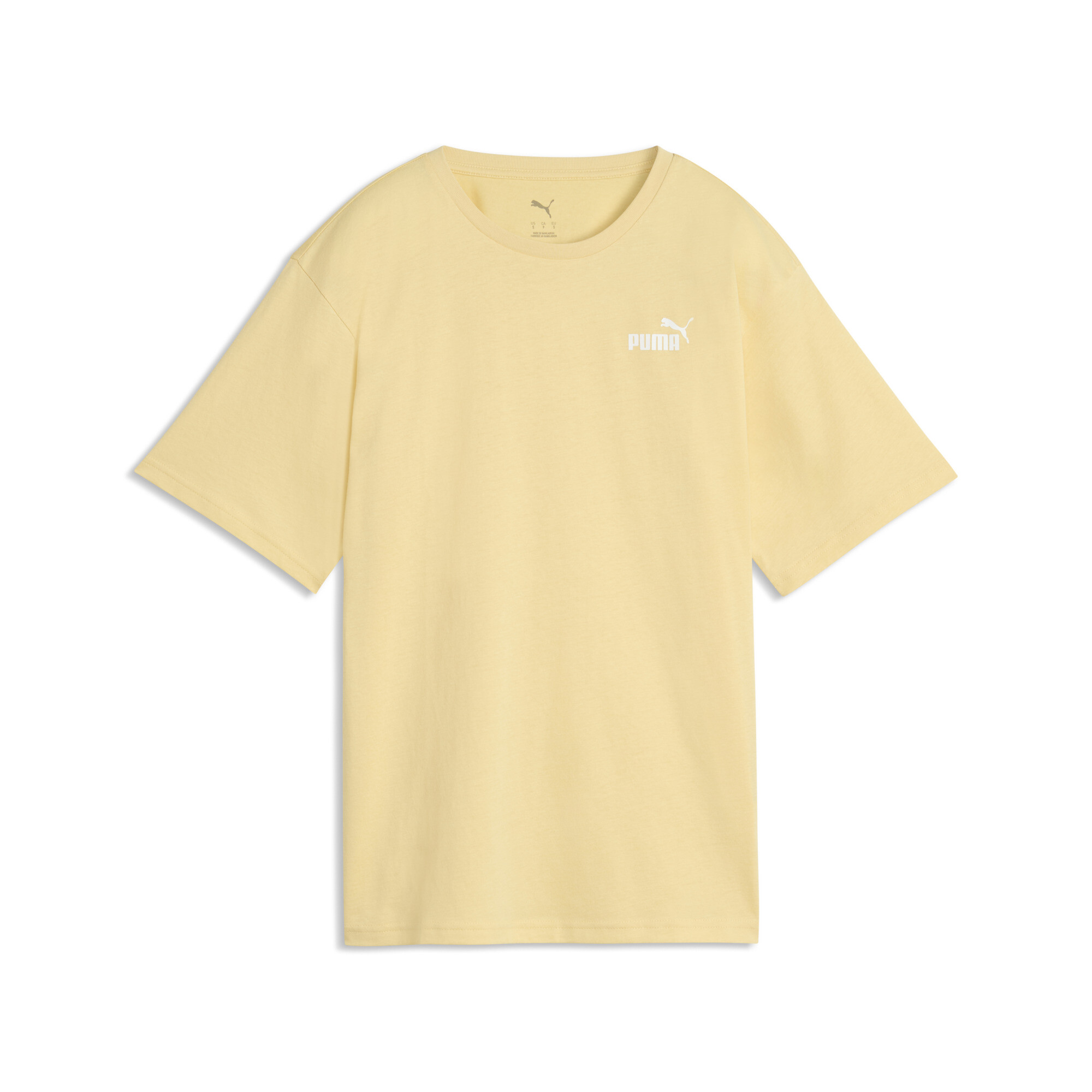 PUMA Damska koszulka Essentials o luźnym kroju, Odzież, Beżowy, M