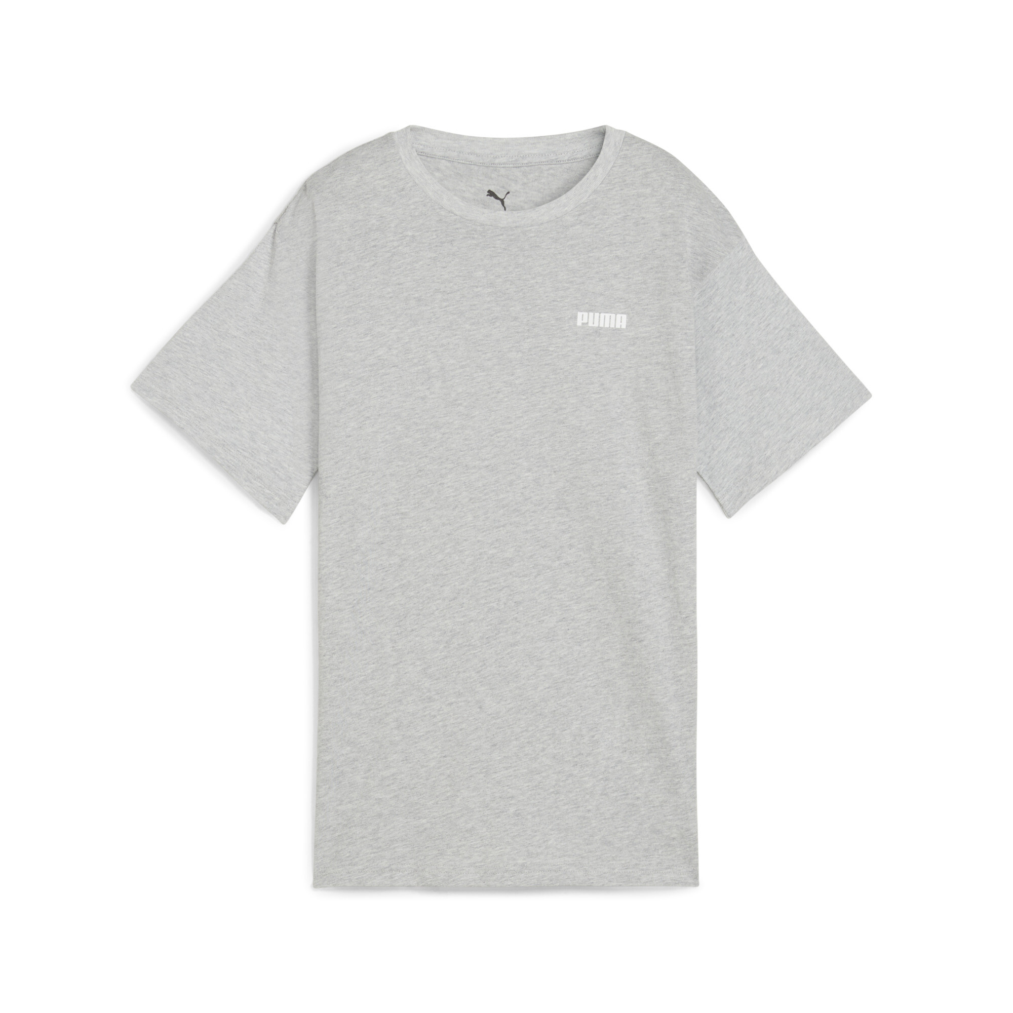PUMA Essentials Logo T-Shirt Kinder, Accessoires, Grau, 5-6Y