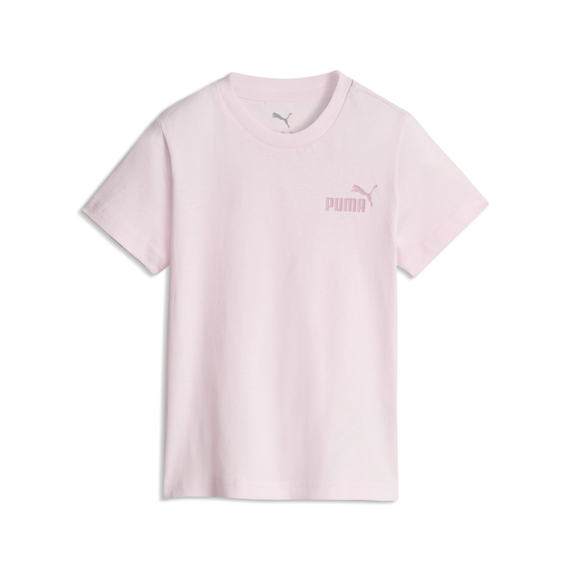 PUMA Essentials Logo T-Shirt Kinder, Accessoires, Rosa, 5-6Y