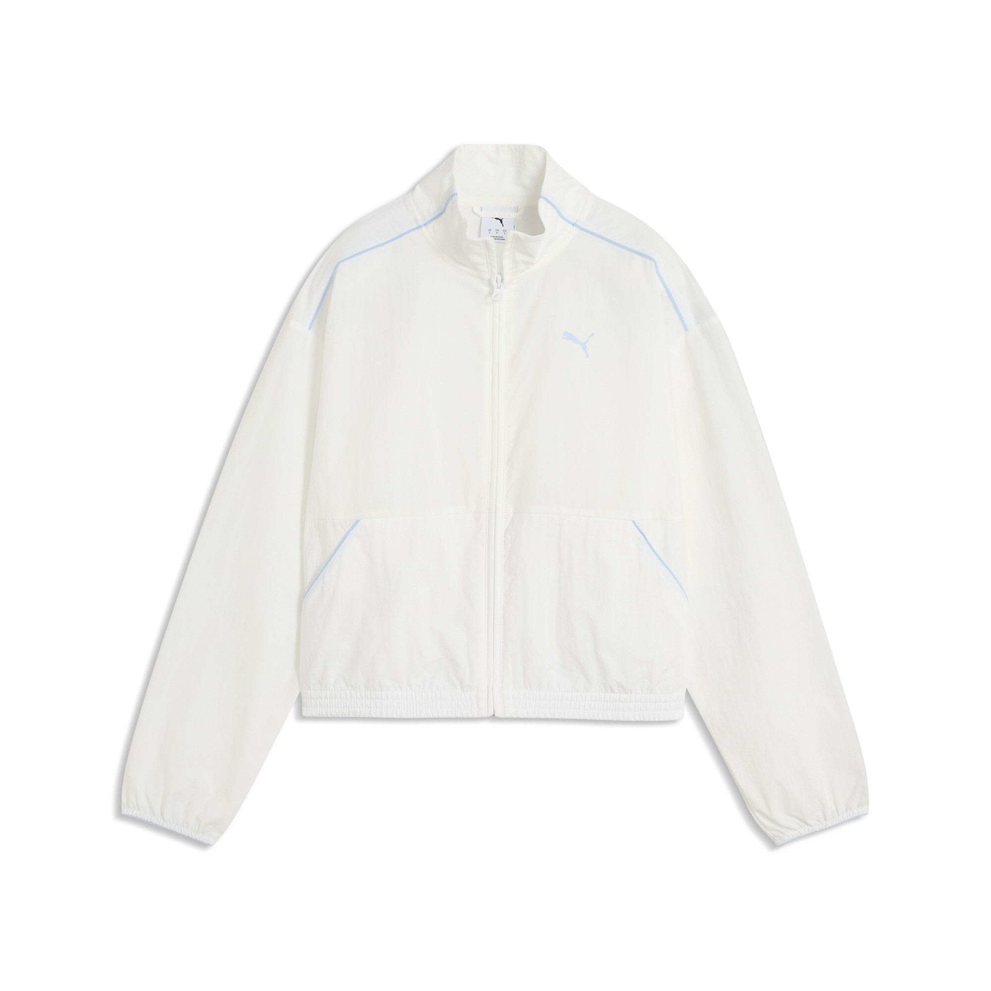 PUMA Veste décontractée zippée Heritage Femme, Vêtements, Bleu, M