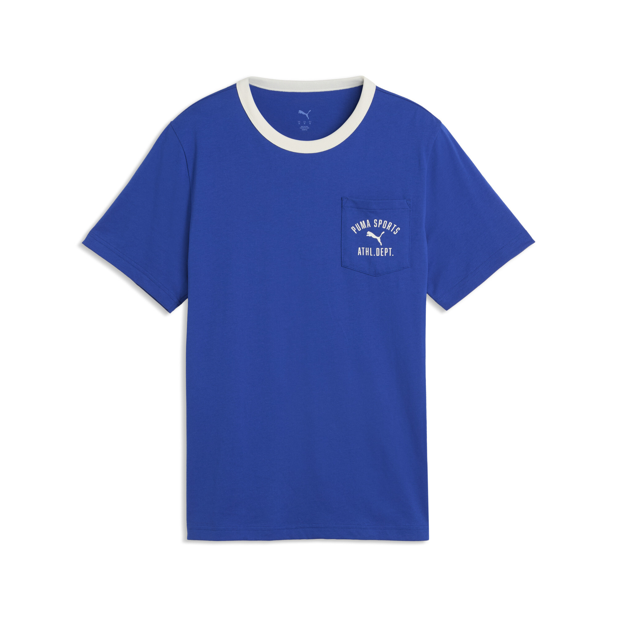 PUMA Męska koszulka Varsity, Odzież, Niebieski, XXL