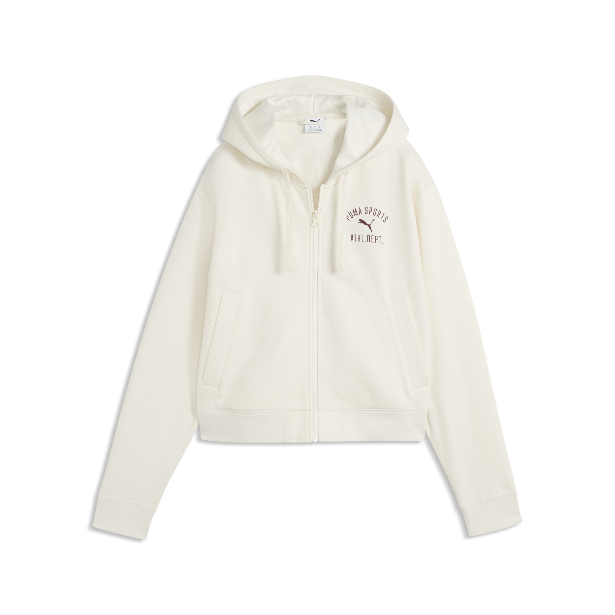 PUMA Damska rozpinana bluza Varsity Standard z kapturem, Odzież, Biały, M