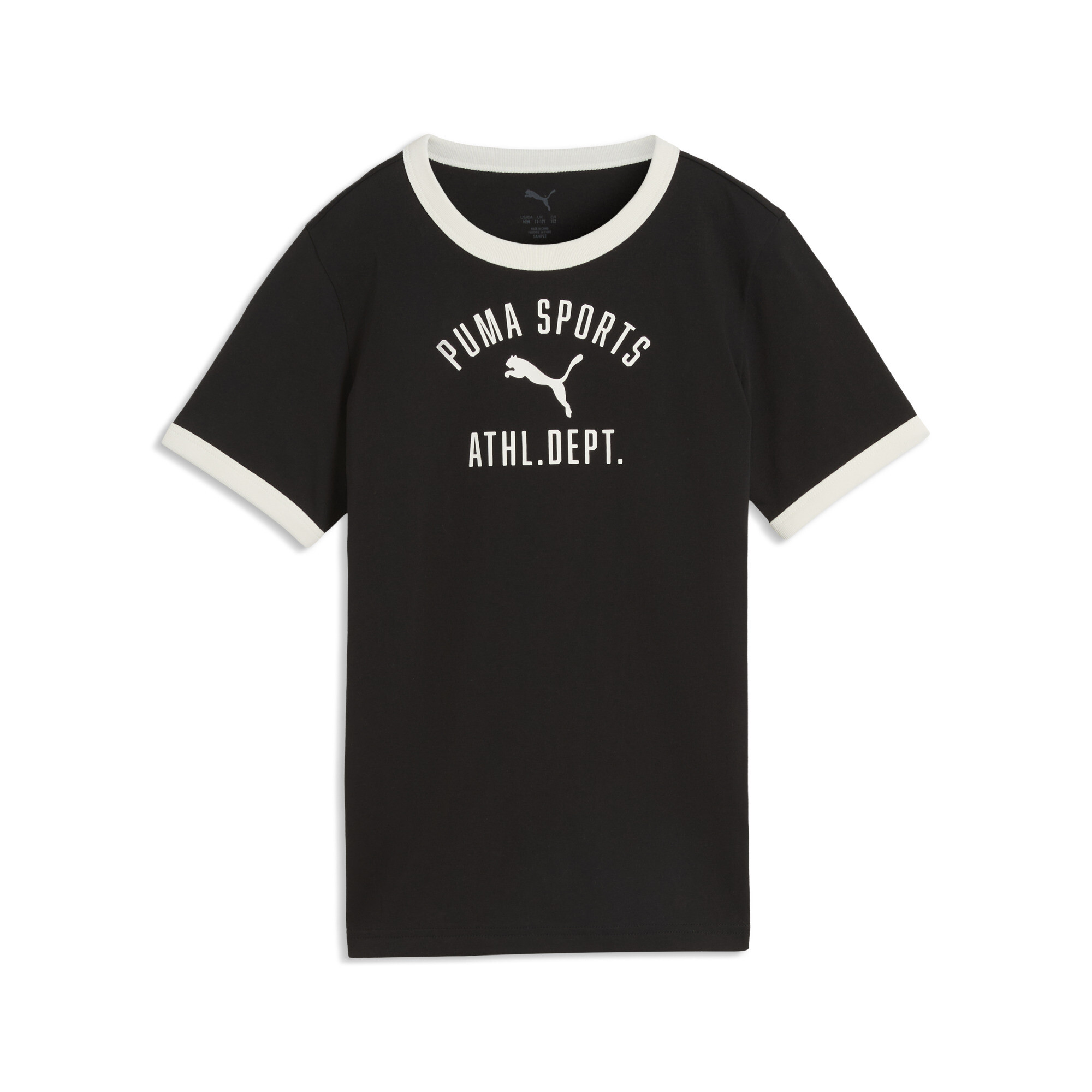 PUMA Varsity Relaxed T-Shirt Teenager, Accessoires, Schwarz, 9-10Y