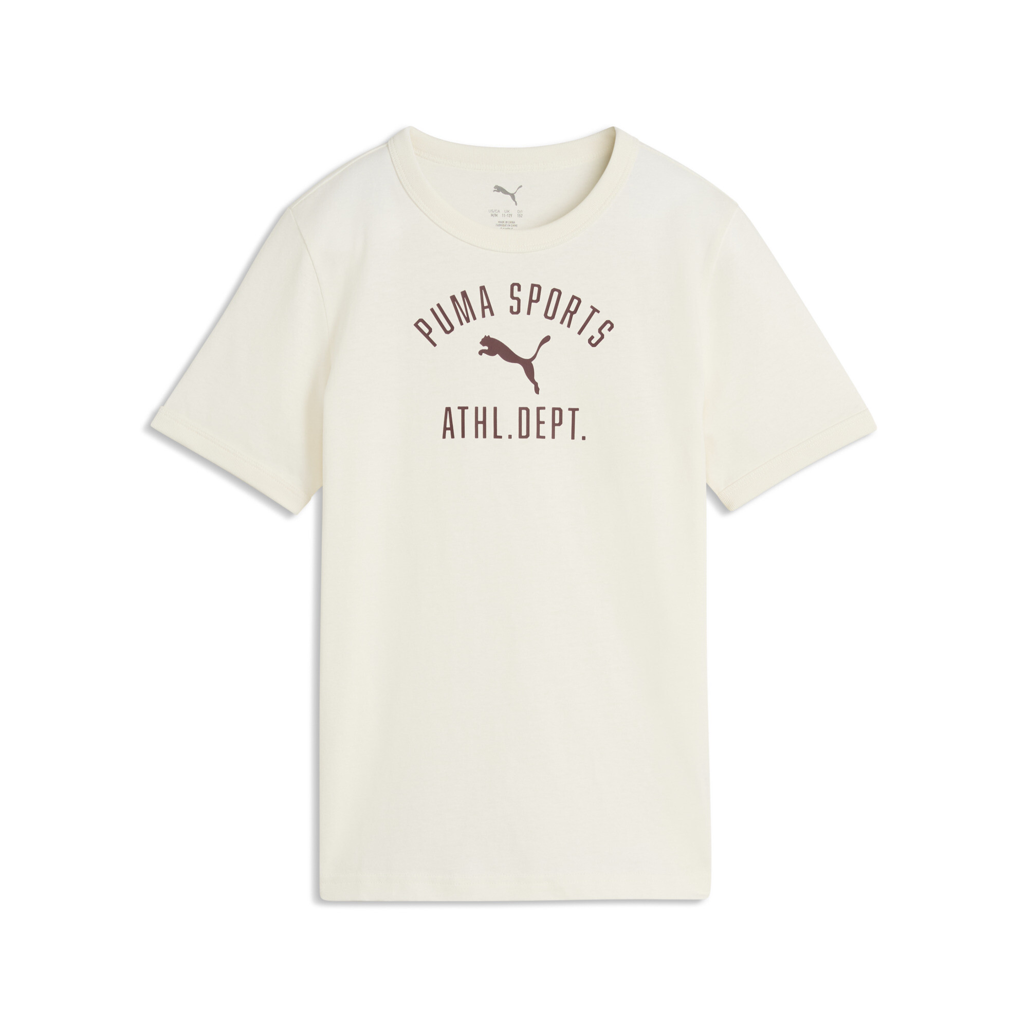 PUMA Varsity Relaxed T-Shirt Teenager, Accessoires, Weiß, 9-10Y