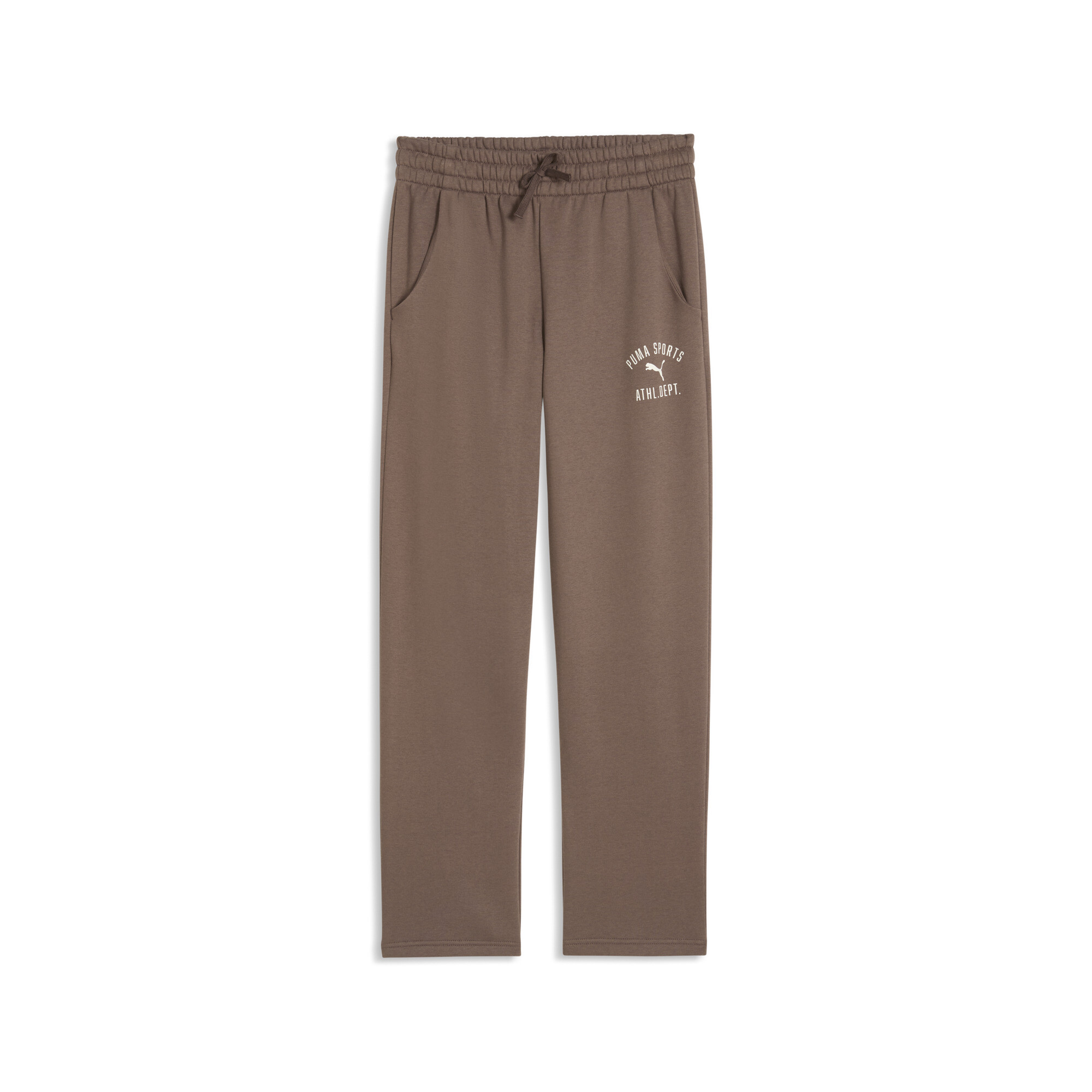 PUMA Varsity Relaxed Fleece-Hose Teenager, Kleidung, Braun, 9-10Y