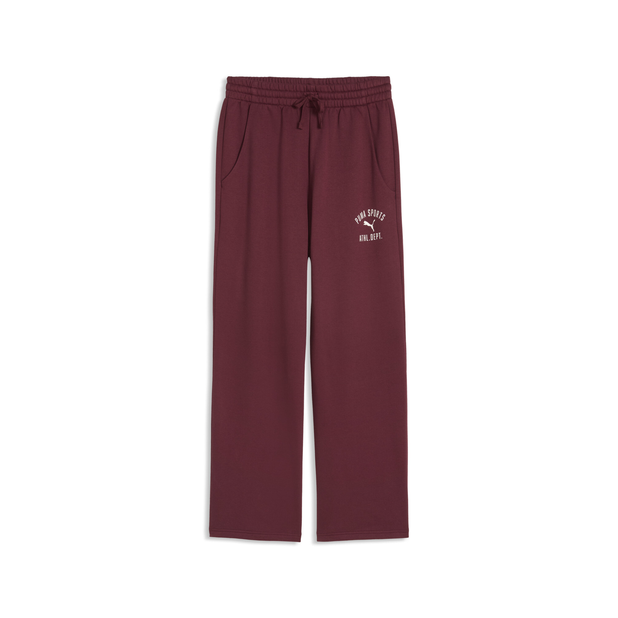 PUMA Varsity Relaxed Fleece-Hose Teenager, Kleidung, Rot, 9-10Y