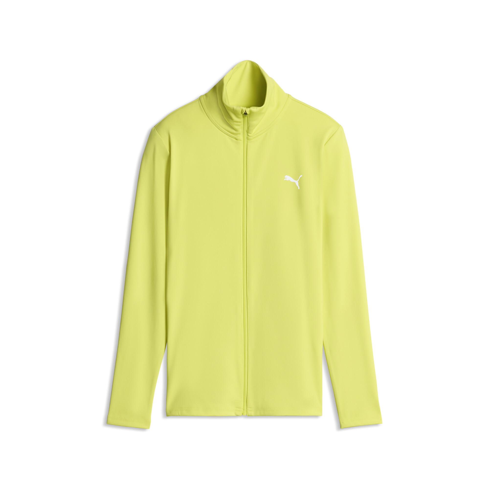 PUMA Training Essentials Slim Sweatjacke mit Reißverschluss Damen, Kleidung, Grün, M