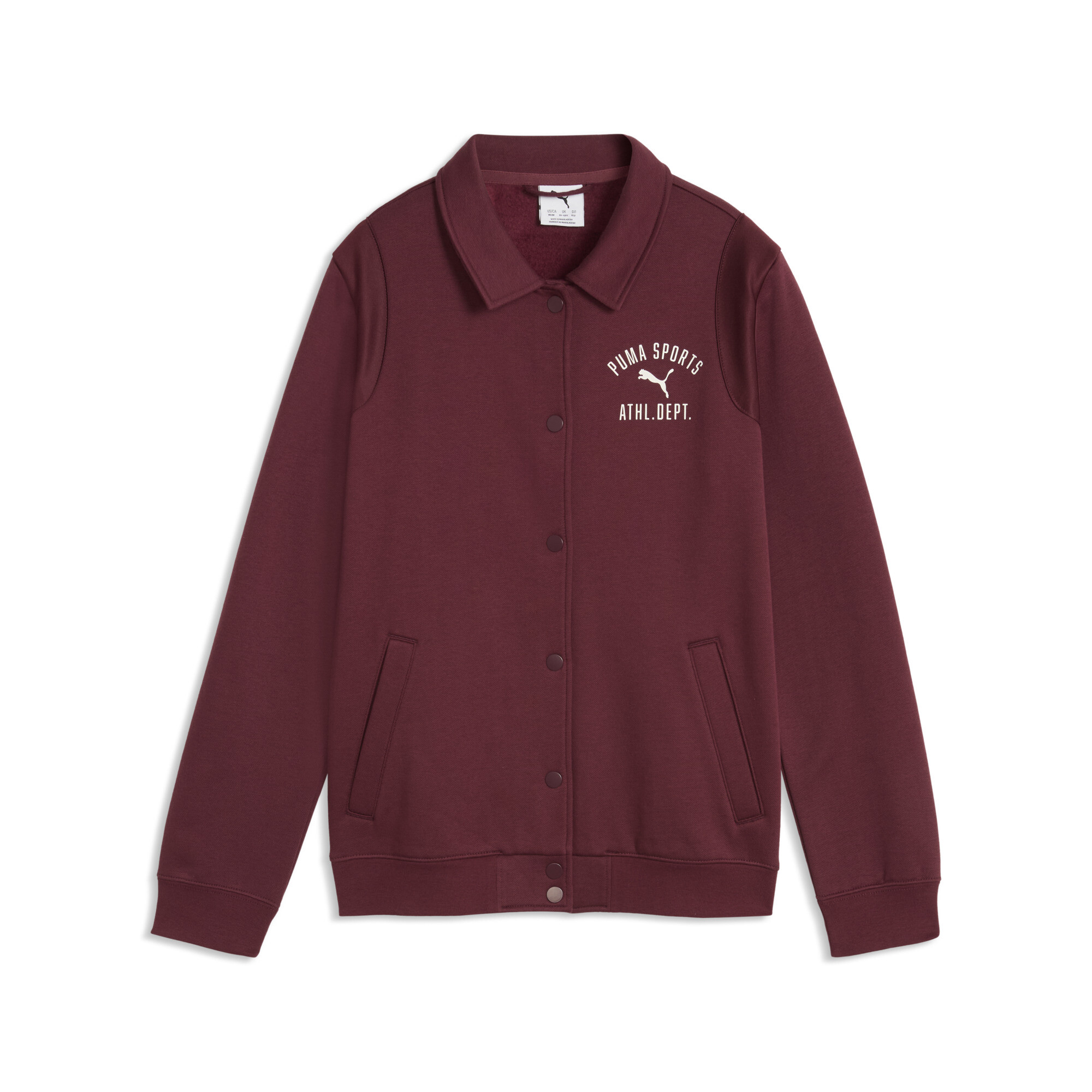 PUMA Varsity Fleece Trainingsjacke Teenager, Kleidung, Rot, 9-10Y