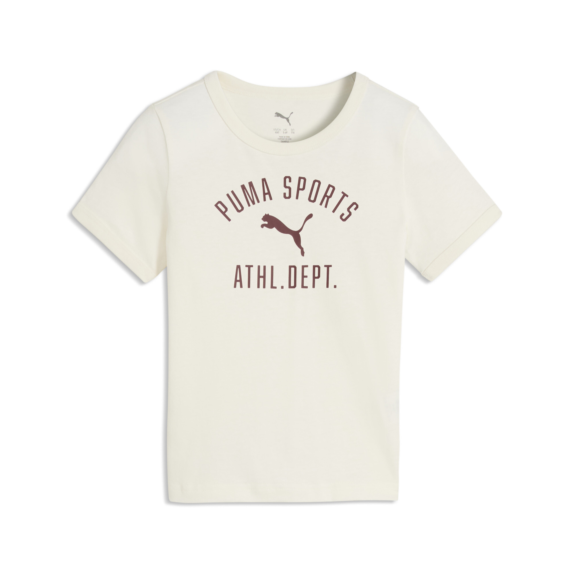 PUMA Varsity Relaxed T-Shirt Teenager, Accessoires, Weiß, 5-6Y